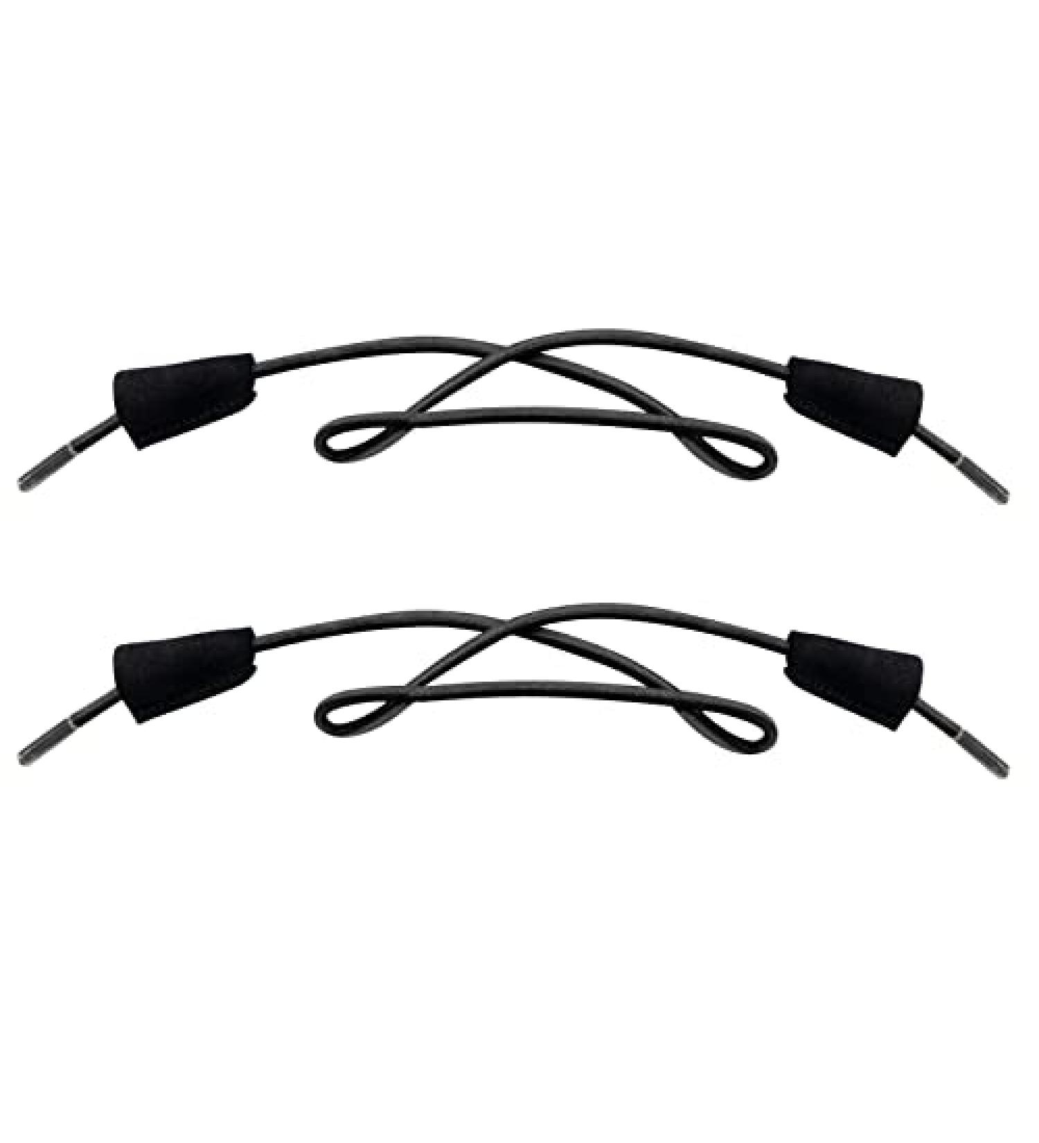 Elastic Shoelaces Replacement for Hey Dude Shoes - Black 16Inch - Buy Online on SooperMarket.com