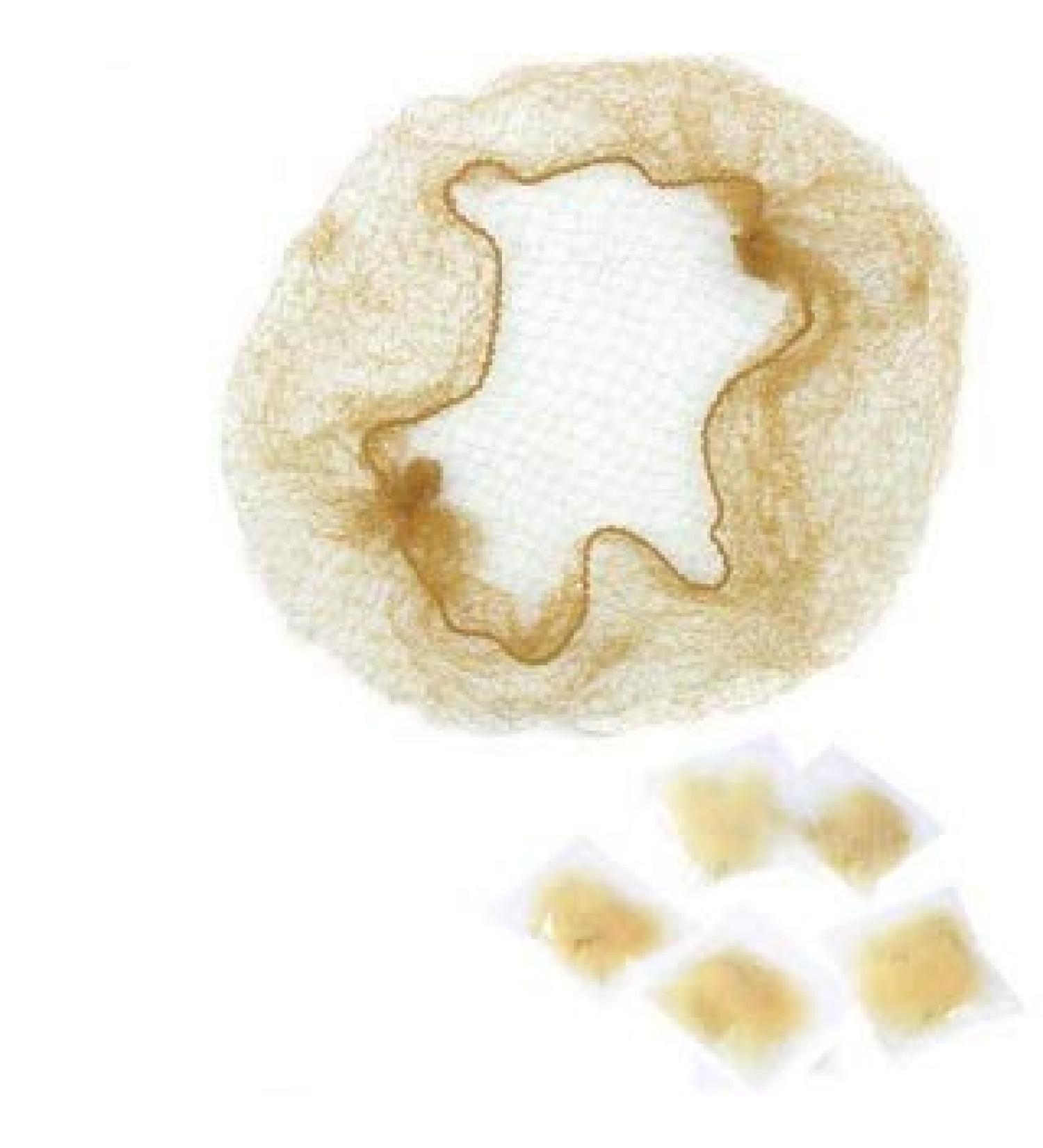30Pcs Blonde Elastic Edge Mesh Hair Nets for Ballet Dance - Invisible Hair Bun Holder - Buy Online on SooperMarket.com
