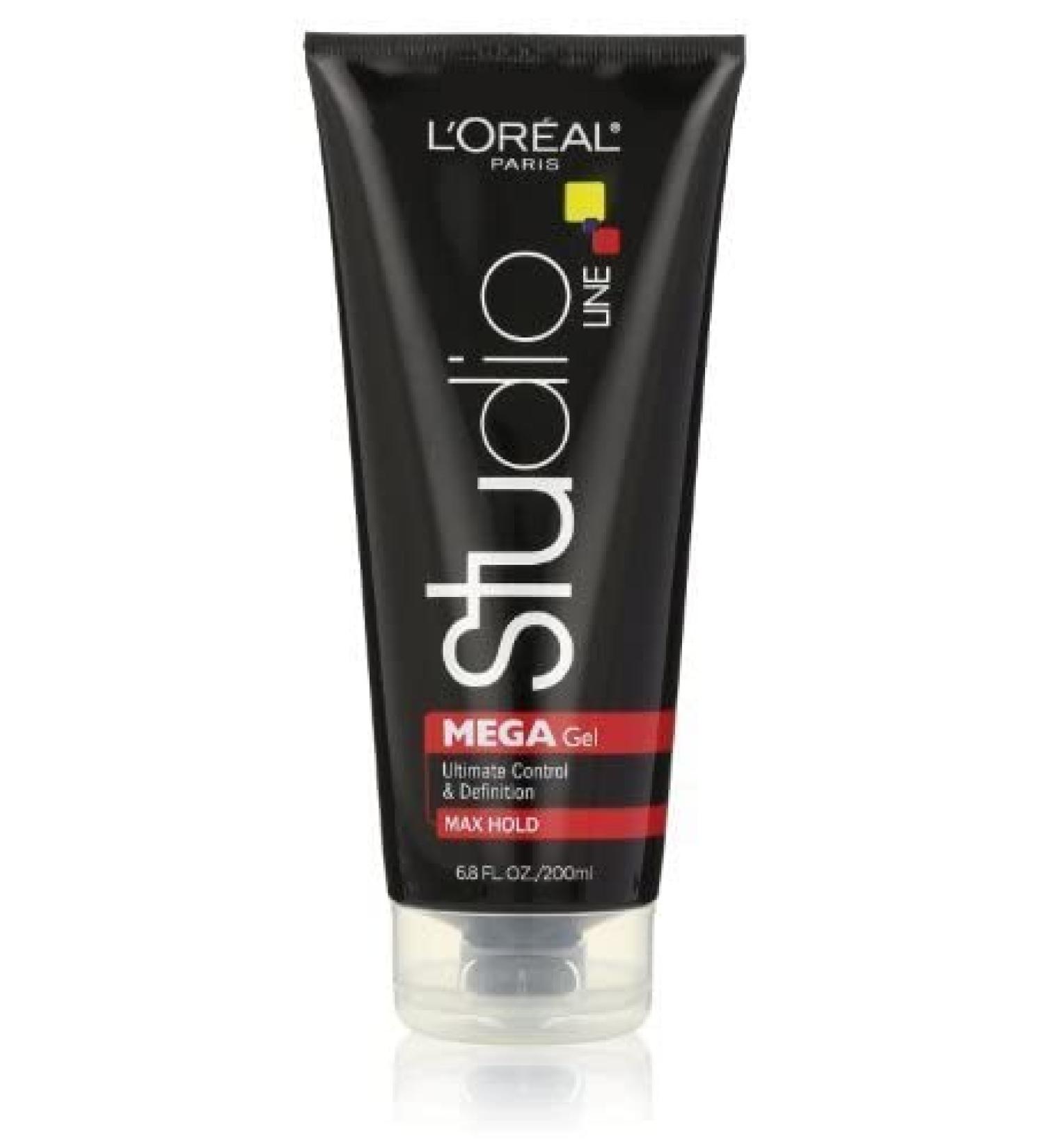 L'oreal LOreal Studio Line Head Lock Mega Hard Hold Gel 6.8 oz (Pack of 3) by L'Oreal Paris Scented 0.33 Fl Oz (Pack of 3)