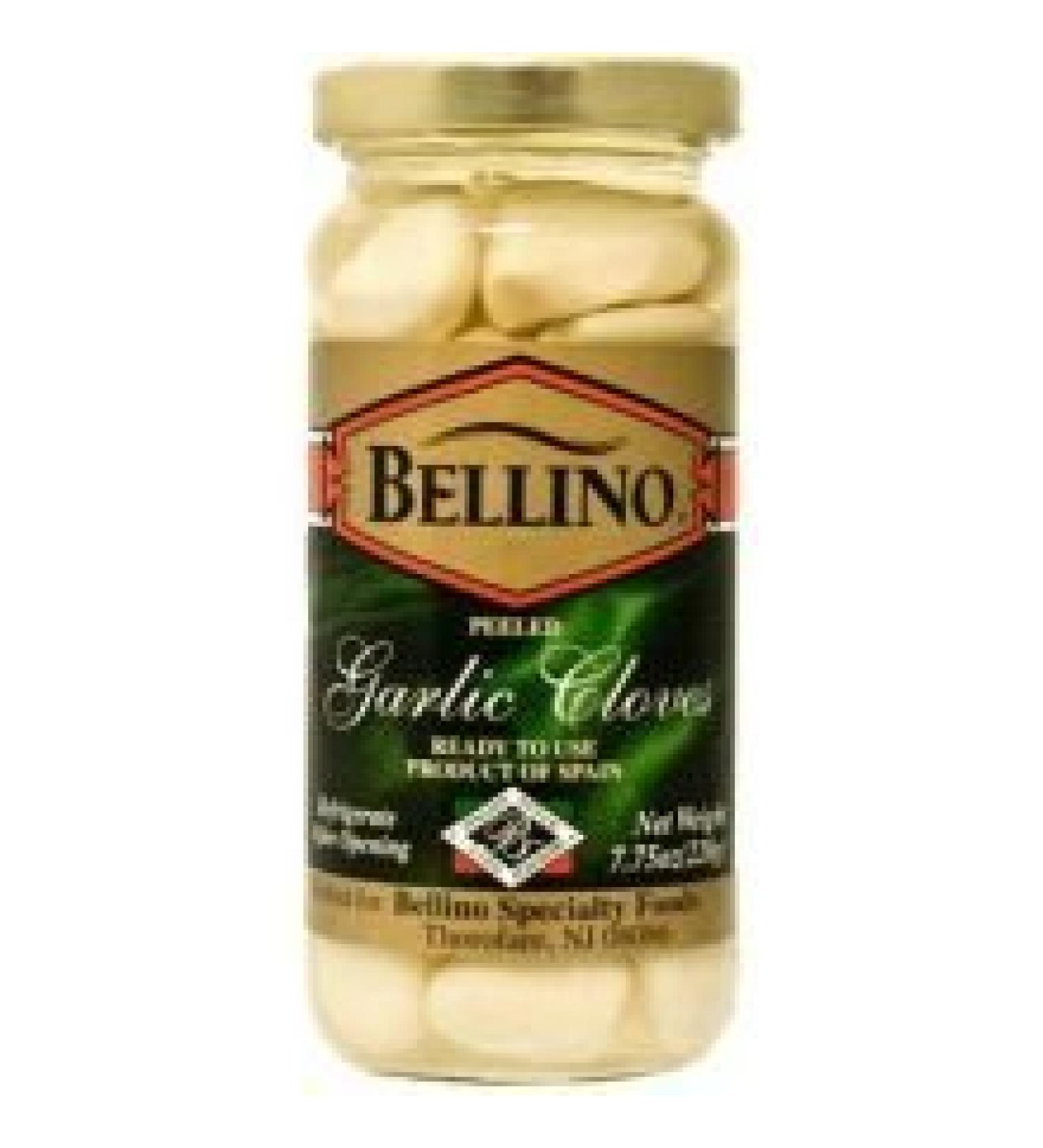 Bellino - Peeled Garlic Cloves, (2)- 7.75 oz. Jars