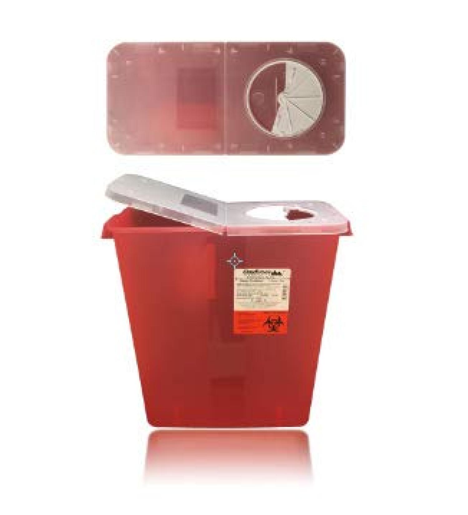 Oakridge 3 Gallon Needle and Syringe Sharps Disposal Container - Safe & Secure Disposal Solution - Buy Online on SooperMarket.com