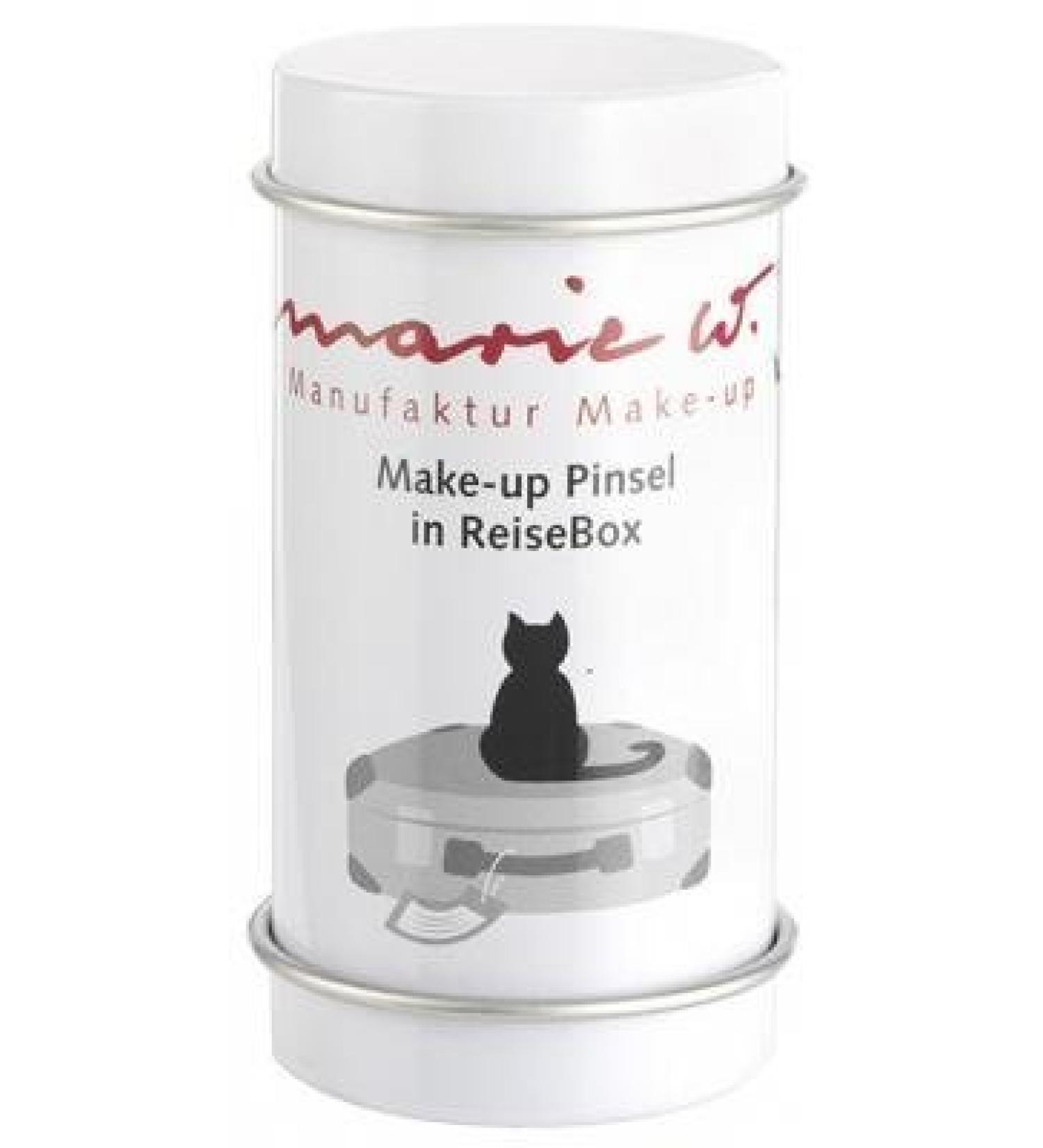 marie w. Make-up brush with travel box - vegan