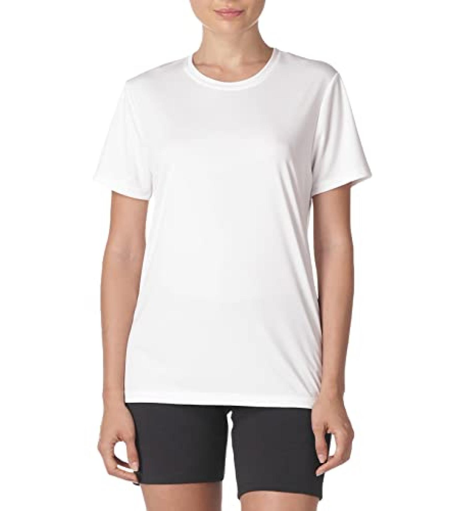 Hanes Women's Cool Dri Performance Short Sleeve T-Shirt - Large, White - Buy Online on SooperMarket.com