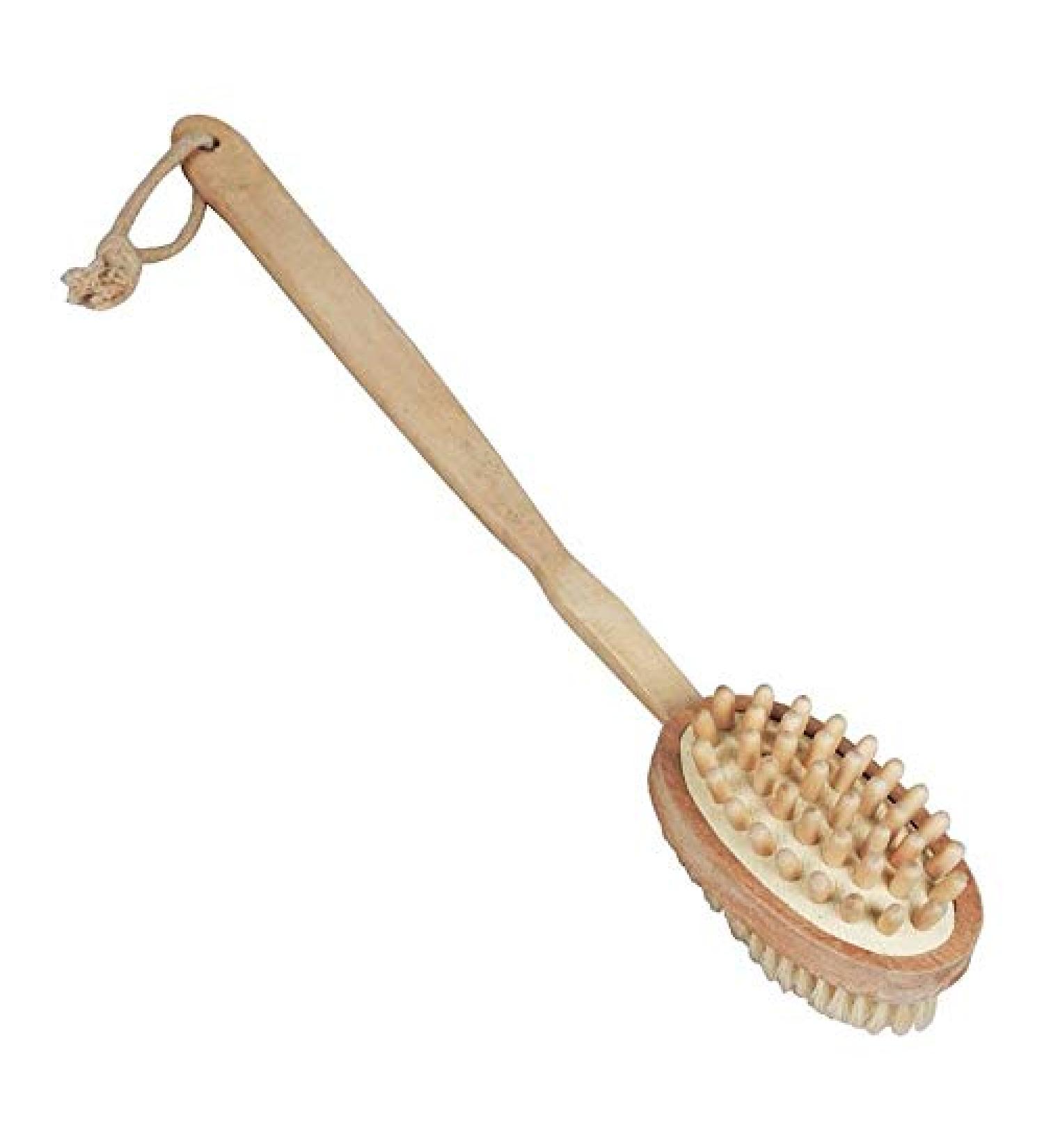 Wooden sauna brush massage brush back brush knobbed bath brush brush