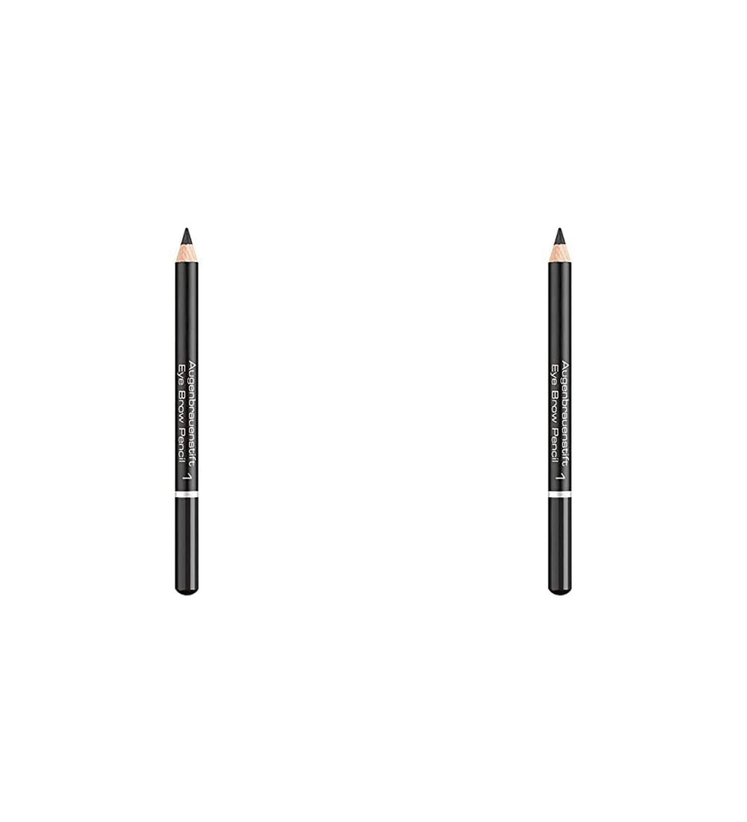 ARTDECO Eyebrow Pencil - Long-Lasting Precise Black Eyebrow Makeup | Pack of 2 (1 x 1.1g) - Buy Online on SooperMarket.com