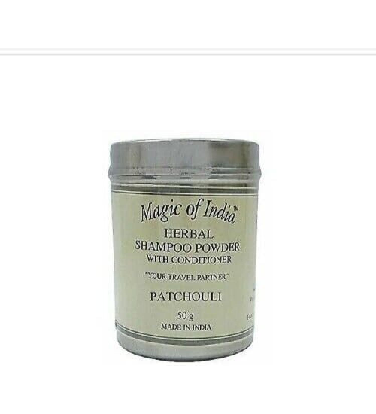 RSGM Magic Of India Herbal Patchouli Shampoo Powder With Conditioner - 50g - Buy Online on SooperMarket.com