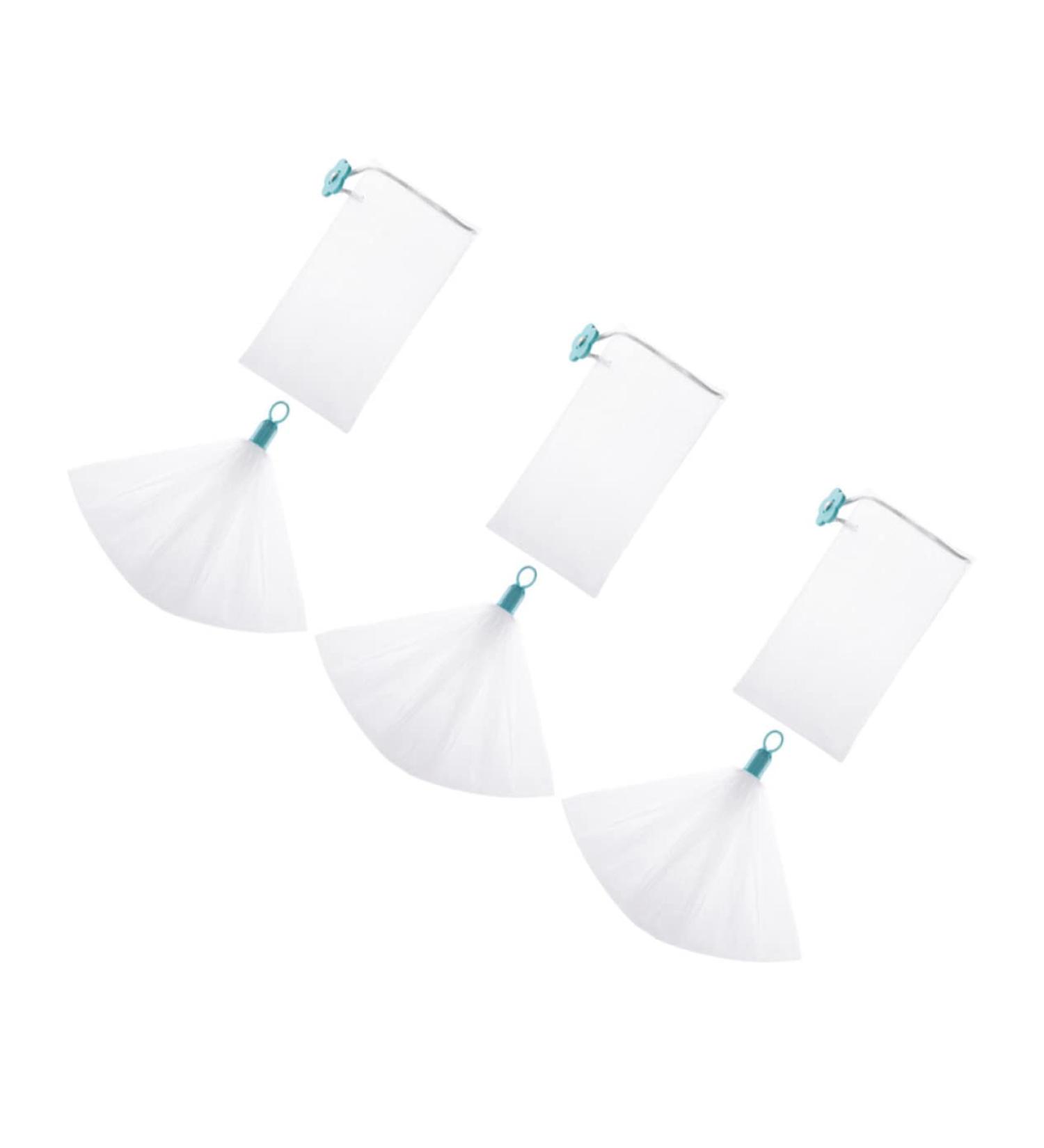 BELLIFFY 6pcs Bubble Net Bath Defoliator Towel Mesh Soap Saver Foaming and Drying Soap Net Bar Soap Pe White - Buy Online on SooperMarket.com