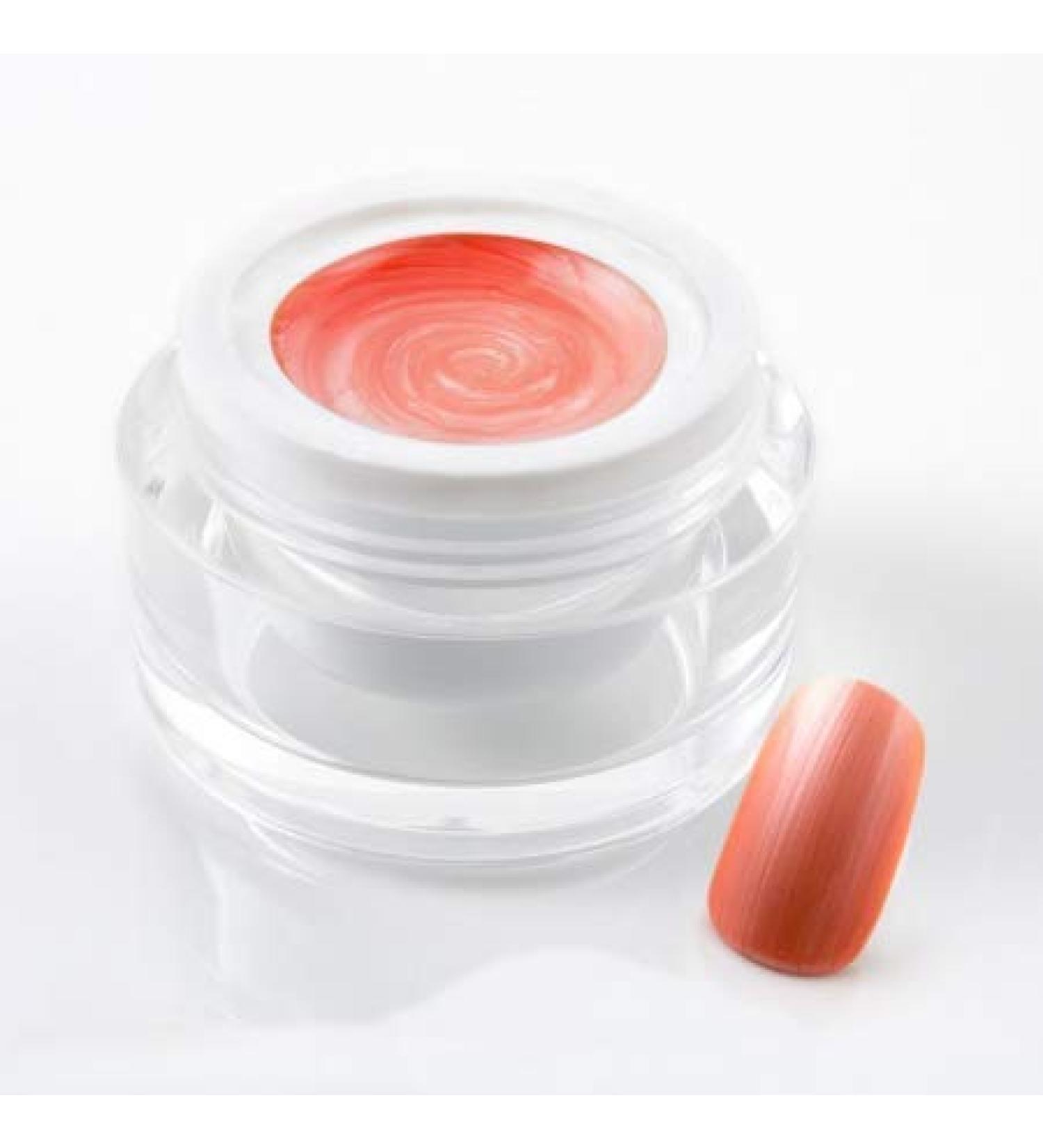 5 ml exclusive UV color gel/color gel/metallic gel - Metallic Brilliant Peach