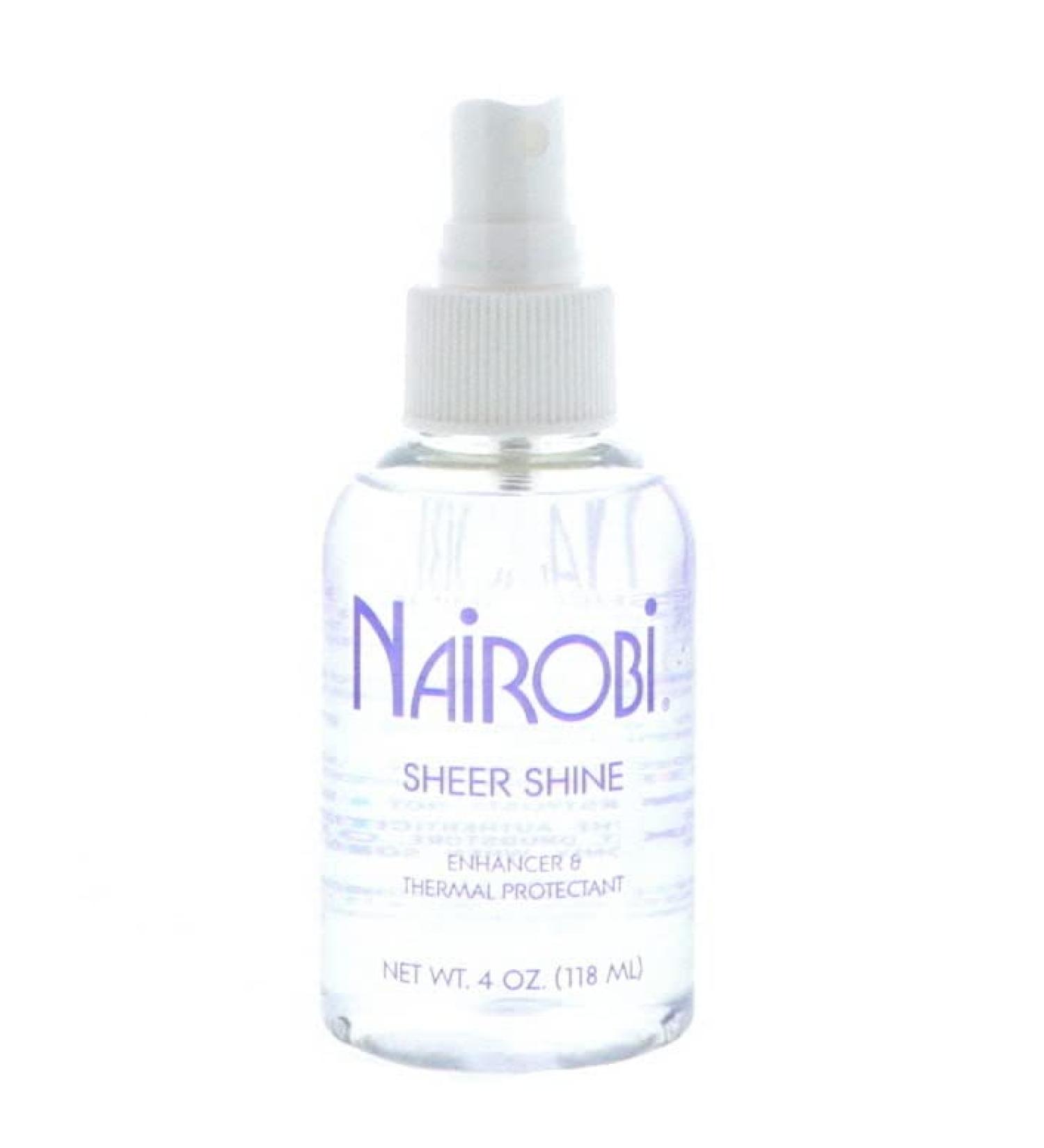 Nairobi Sheer Shine Enhancer & Thermal Protectant - 4oz | Shop Now - Buy Online on SooperMarket.com