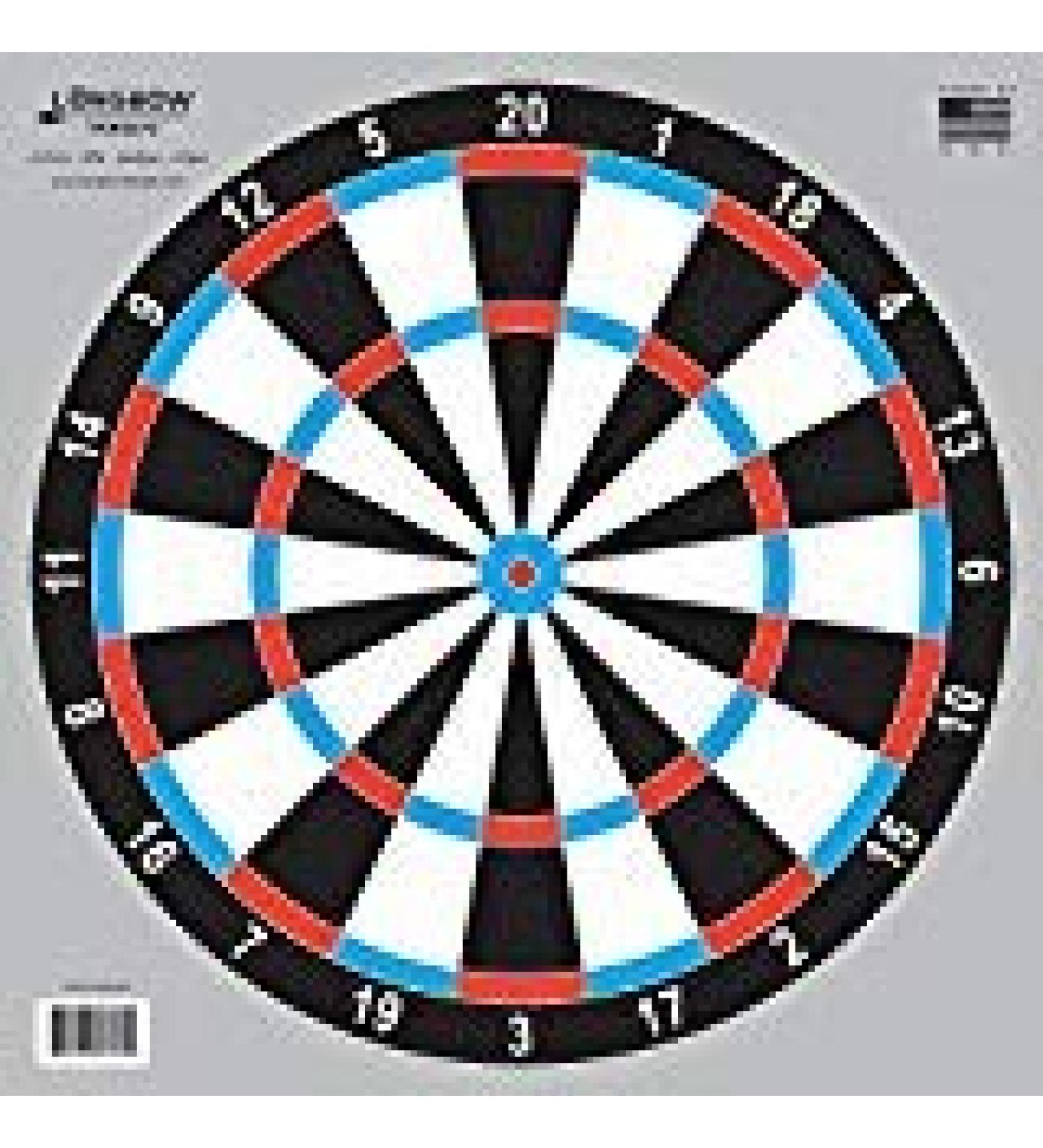 Dart Face Archery Target 40cm by Longbow 8 Pack