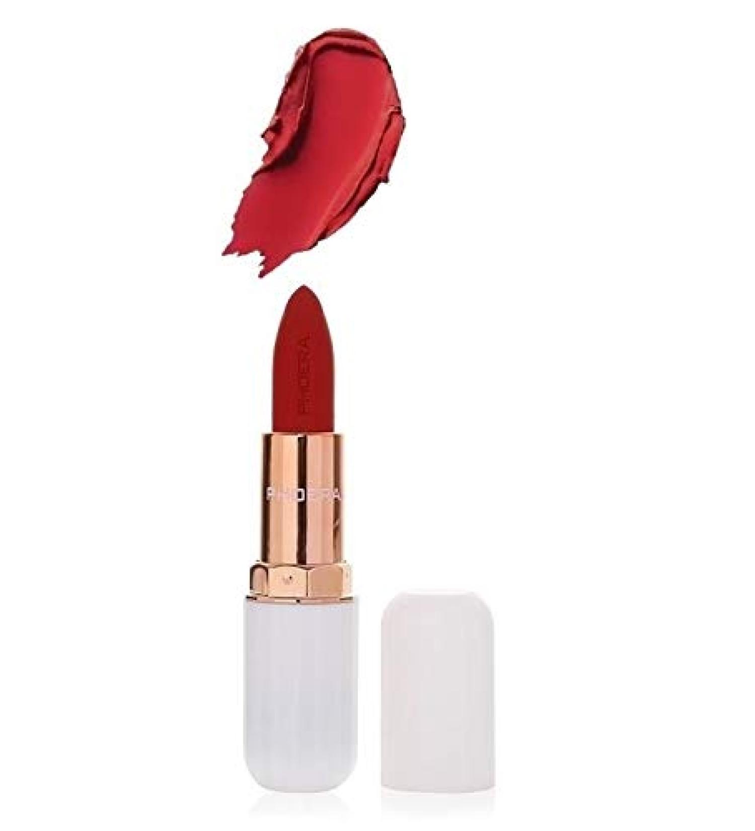 AquaPurity Phoera Absolute Velvet Matte Lipstick - Long Lasting, Waterproof & Pigmented (106 Adoration) | UK Makeup - Buy Online on SooperMarket.com