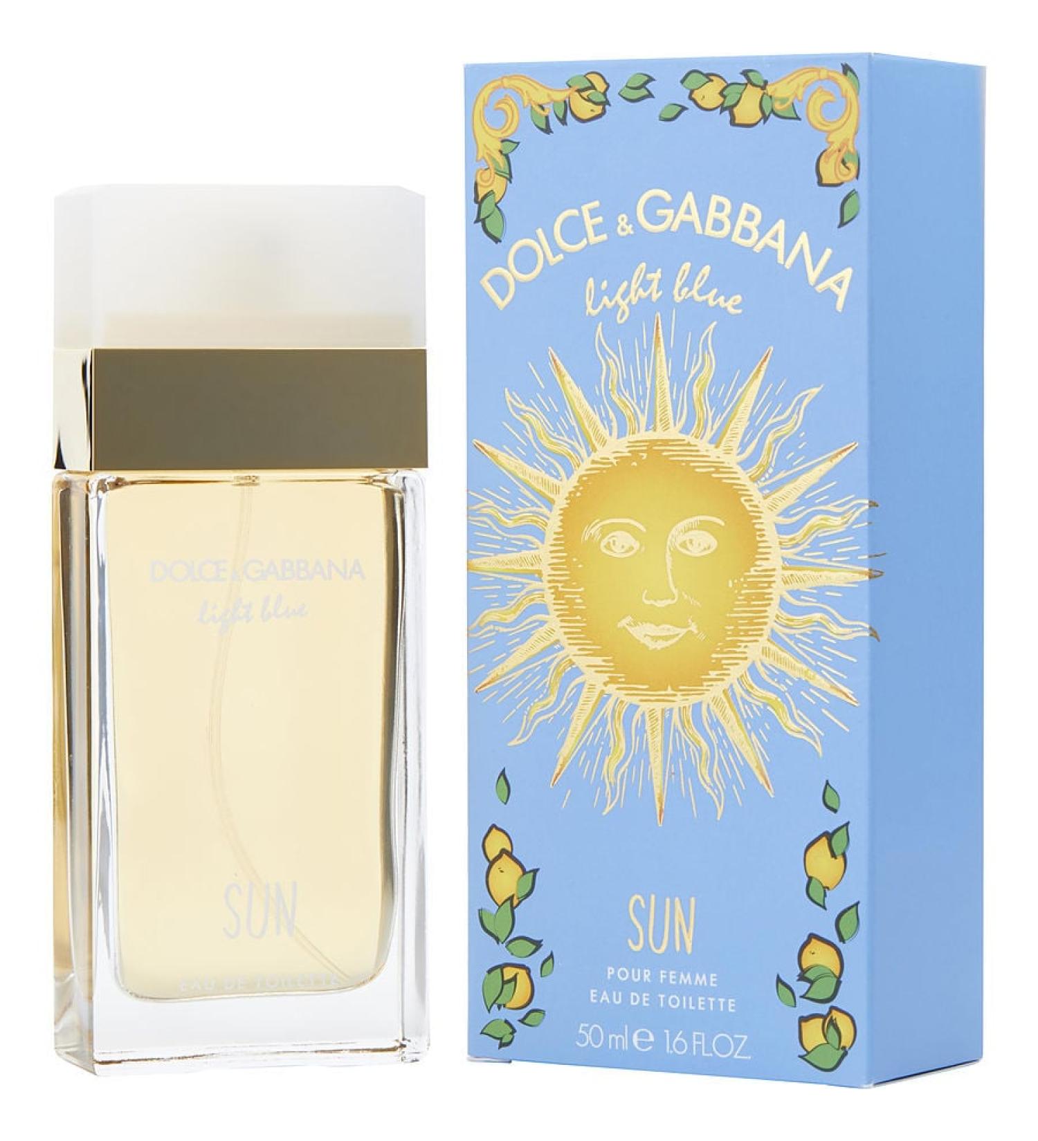 D & G LIGHT BLUE SUN by Dolce & Gabbana - EDT SPRAY 1.6 OZ (LIMITED EDITION) - WOMEN