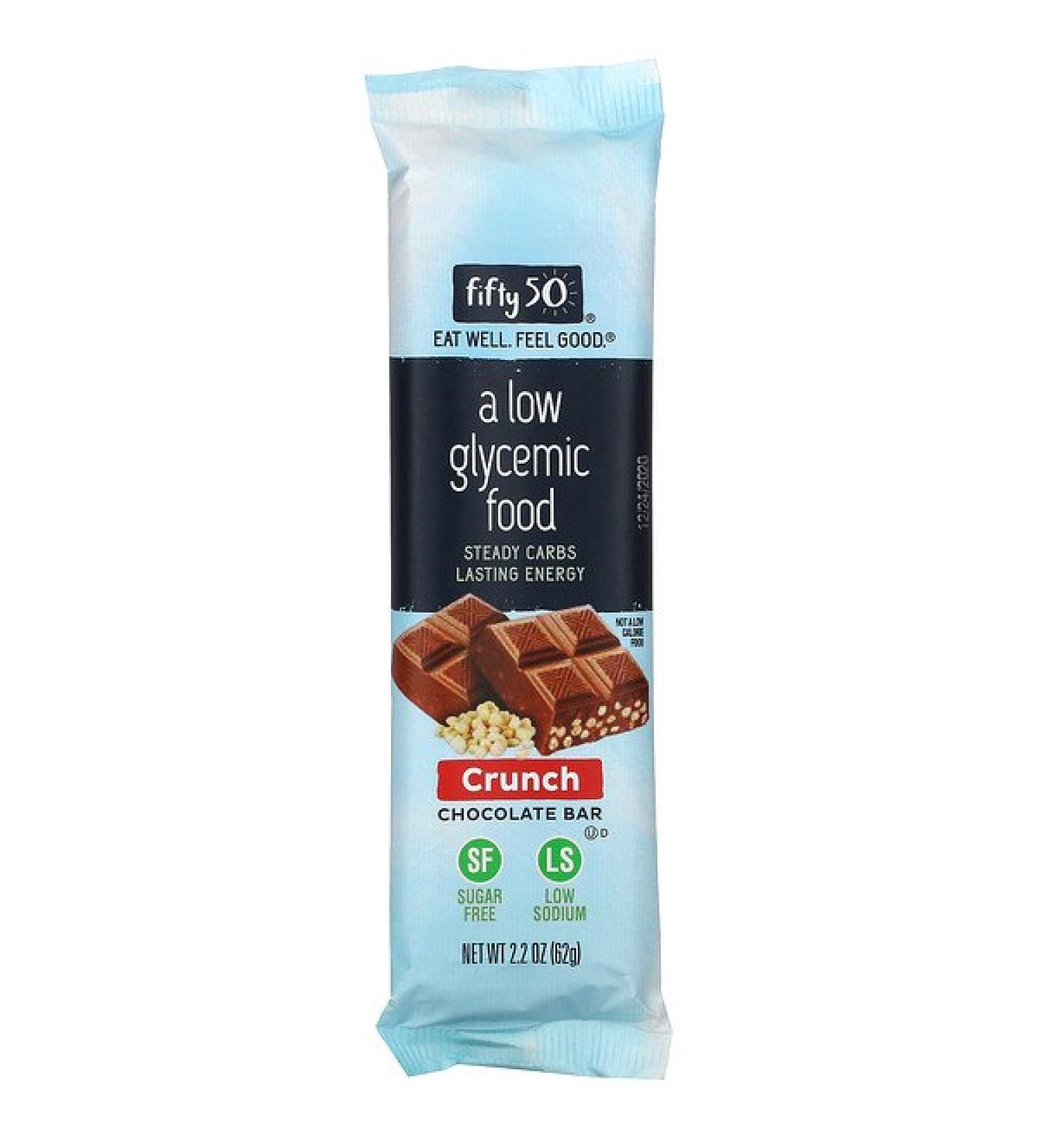 Fifty 50 Crunch Chocolate Bar 2.2 oz (62 g)