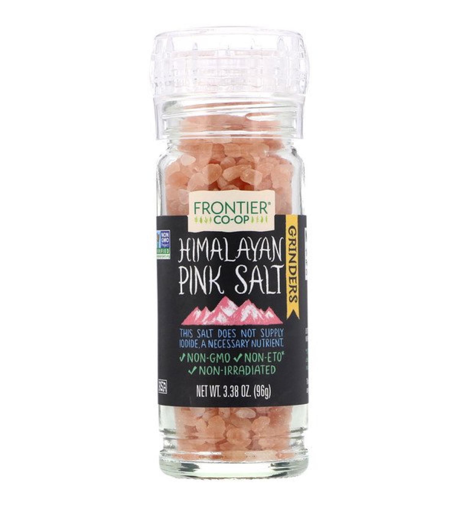 Frontier Natural Products Himalayan Pink Salt Grinder 3.38 oz (96 g)
