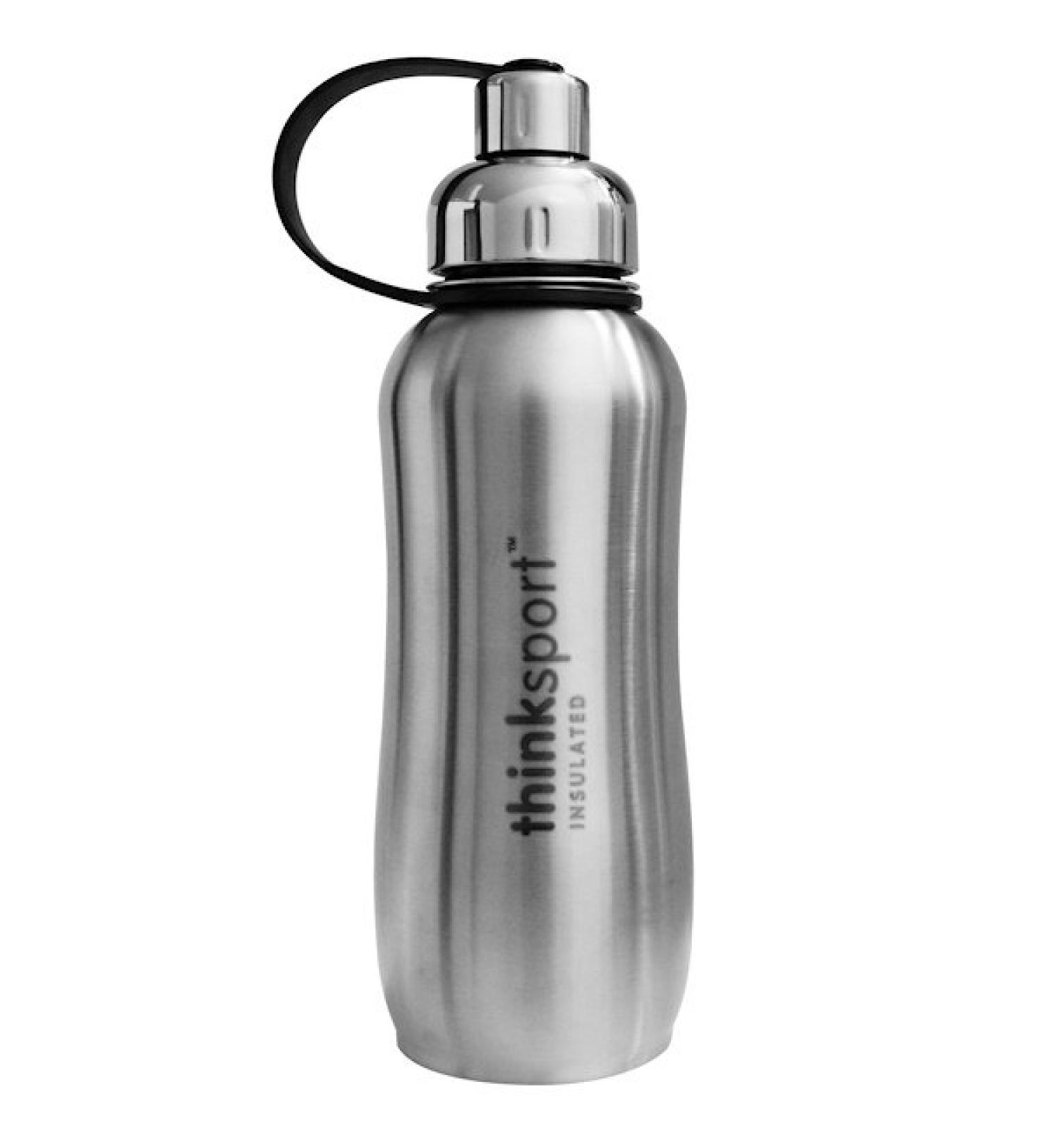 Think Thinksport Insulated Sports Bottle Silver 25 oz (750 ml)
