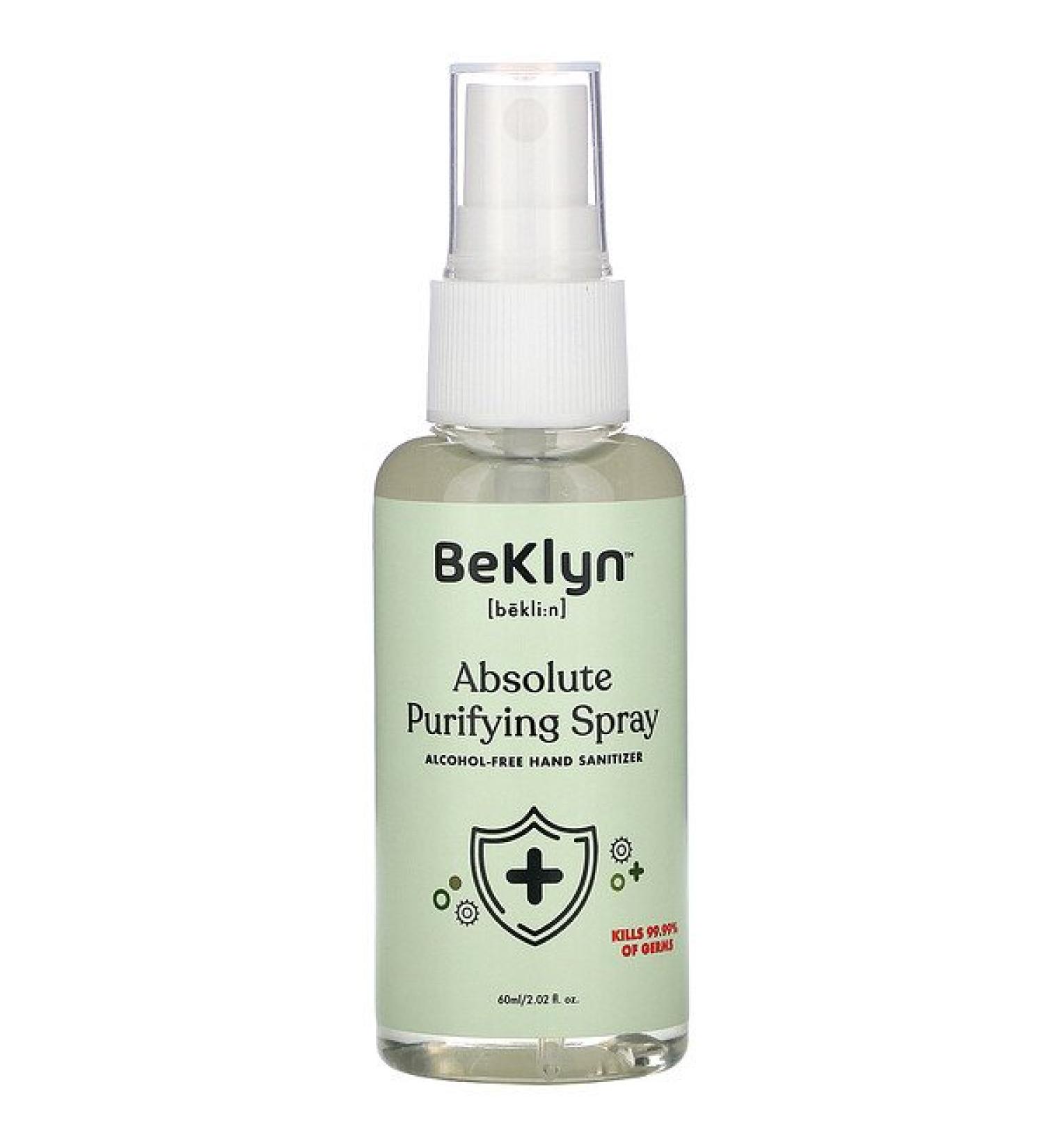 BeKLYN Absolute Purifying Spray Alcohol-Free Hand Sanitizer 2.02 fl oz (60 ml)
