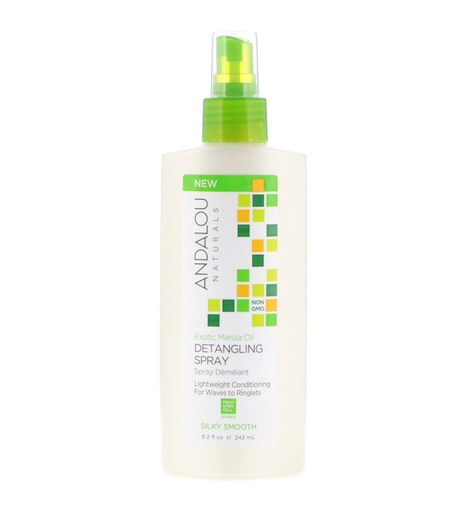 Andalou Naturals Exotic Marula Oil Silky Smooth Detangling Spray 8.2 fl oz (242 ml)