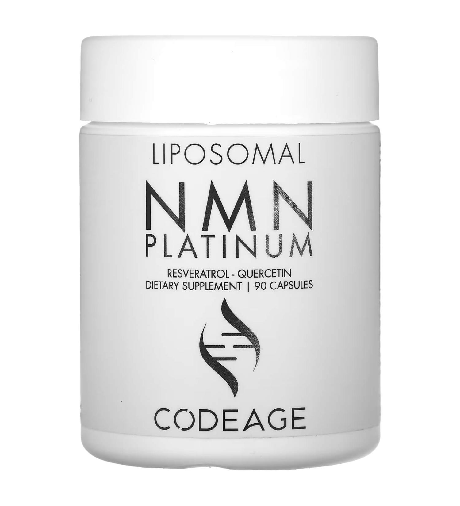 Codeage Liposomal NMN Platinum with Resveratrol & Quercetin - 90 Capsules for Enhanced Vitality - Buy Online on SooperMarket.com