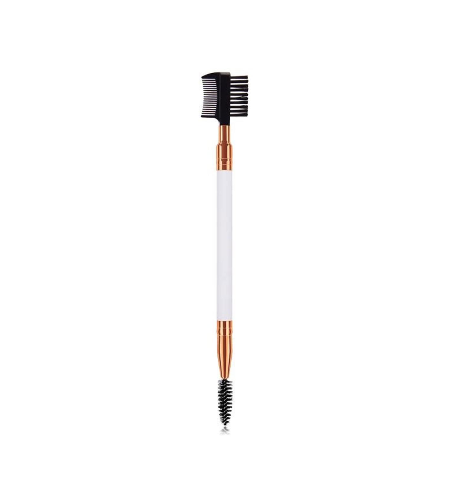 Double Head Eyebrow Comb & Lash Brush - Multifunction Makeup Tool for Perfect Eyebrows & Lashes - International Shipping Available - Buy Online on SooperMarket.com