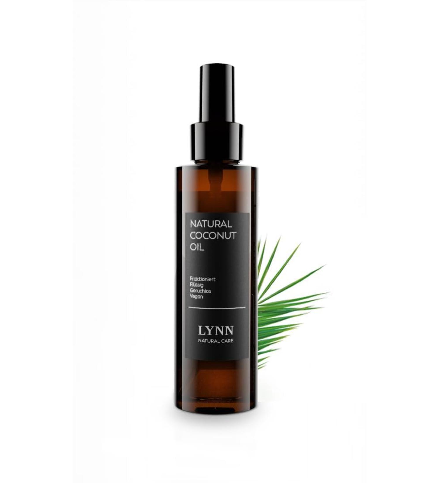 Liquid Coconut Oil by Lynn | 100% Natural MCT Oil with Atomizer | Moisturizer for Skin & Hair | 200ml Fractionated Coconut Oil - Buy Online on SooperMarket.com