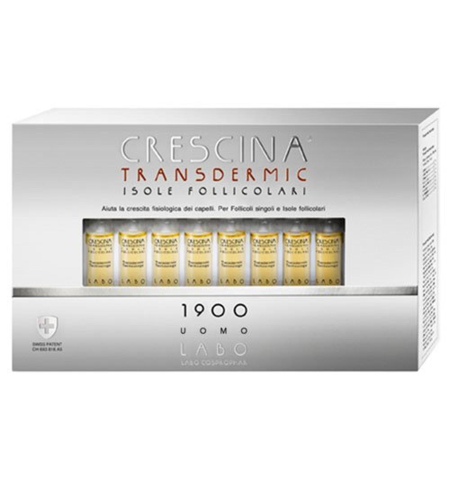 LABO CreSCINA TRANSDERMIC ISOLE FOLLICOLLECTION 1900 Hair Protection for Men 40 Fine