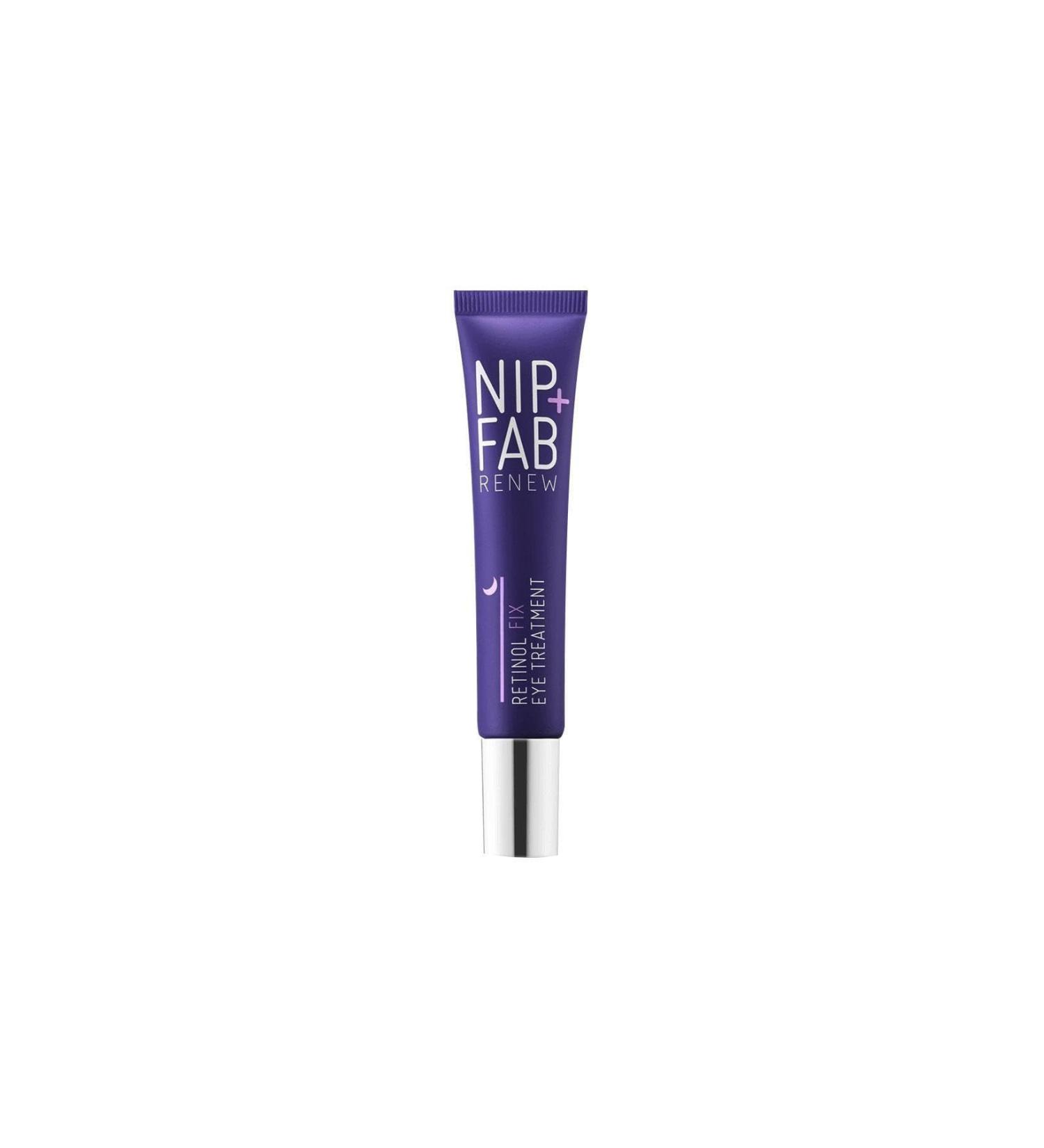 Nip + Fab Retinol Fix Eye Treatment 0.1% Retinol Eye Cream Anti-Aging Moisturizing for Fine Lines Wrinkles Dark Circles Puffiness and Bags Under Eyes 15 ml