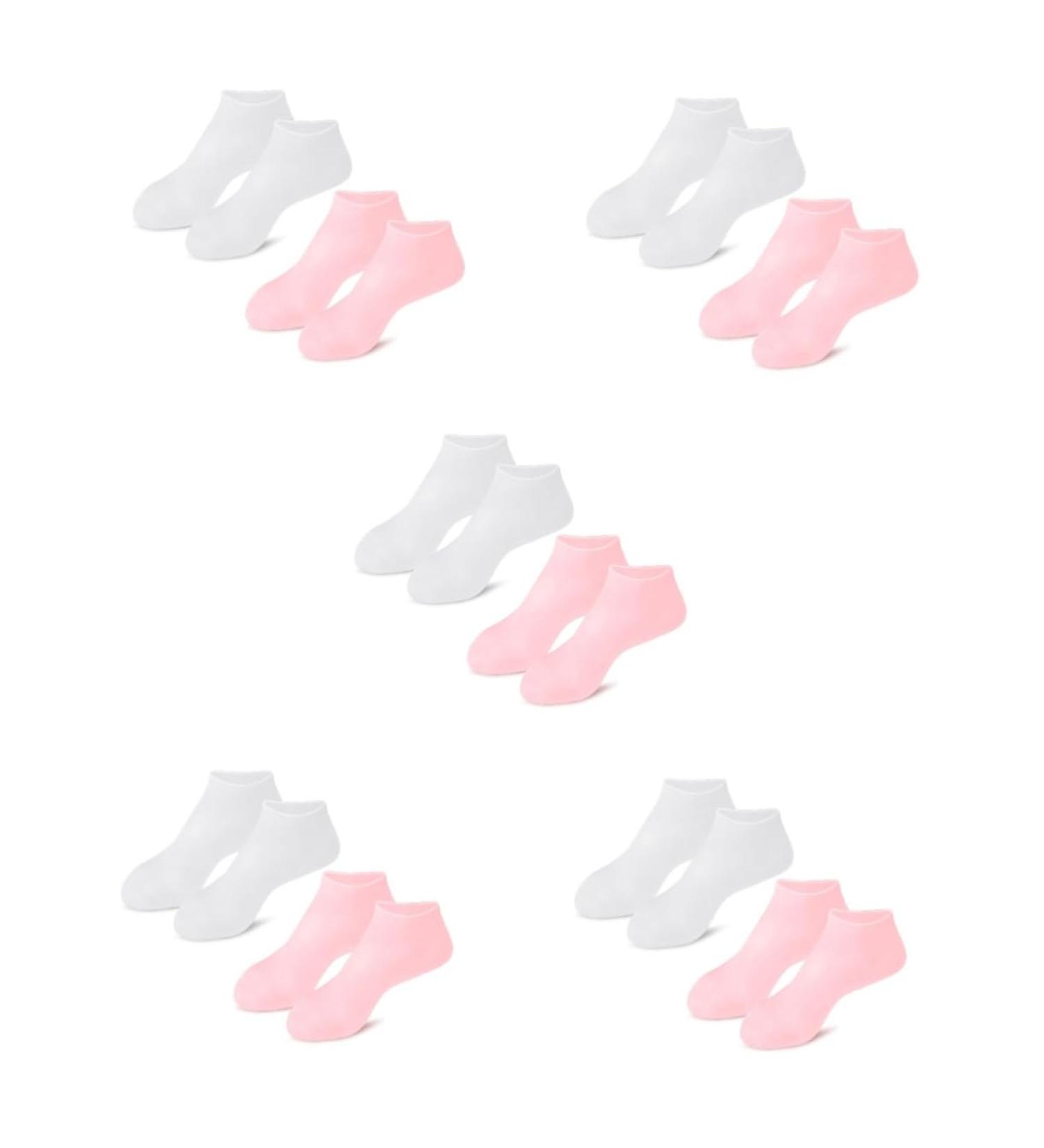 FOMIYES 10 Pairs Exfoliating Moisturizing Socks Elastic Boat Socks Heel Socks Lotion Foot Care Socks Cracked Dressy Heels for Women Foot Care Moisturizing Socks Protection Sebs Girl Spa - Buy Online on SooperMarket.com