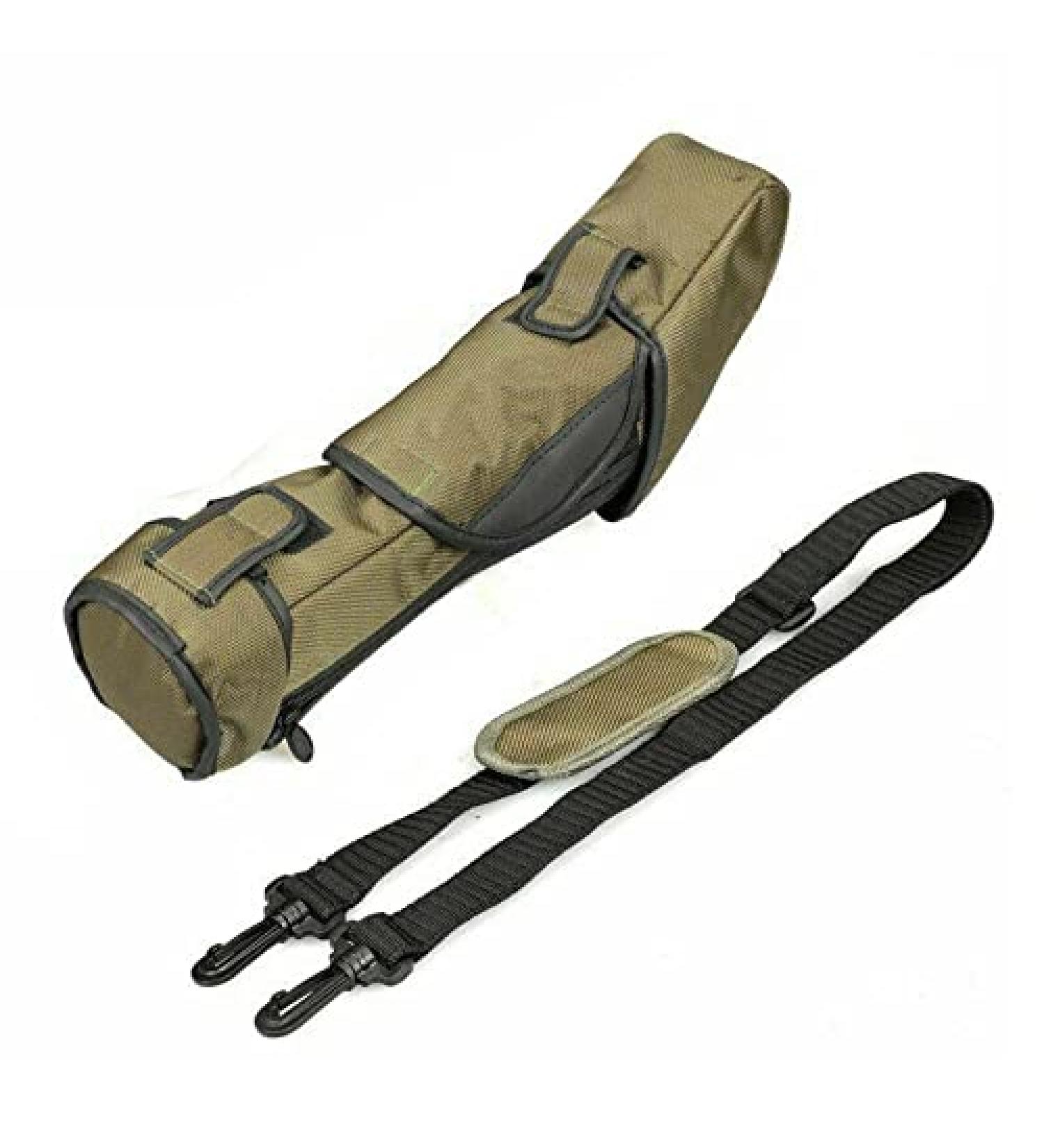 80/100 Cover for 20-60X80 25-75x100 Bird Watching Telescope - Green Backpack Case for Hunting Spotting Scope - Shock Absorbing Bag - Buy Online on SooperMarket.com