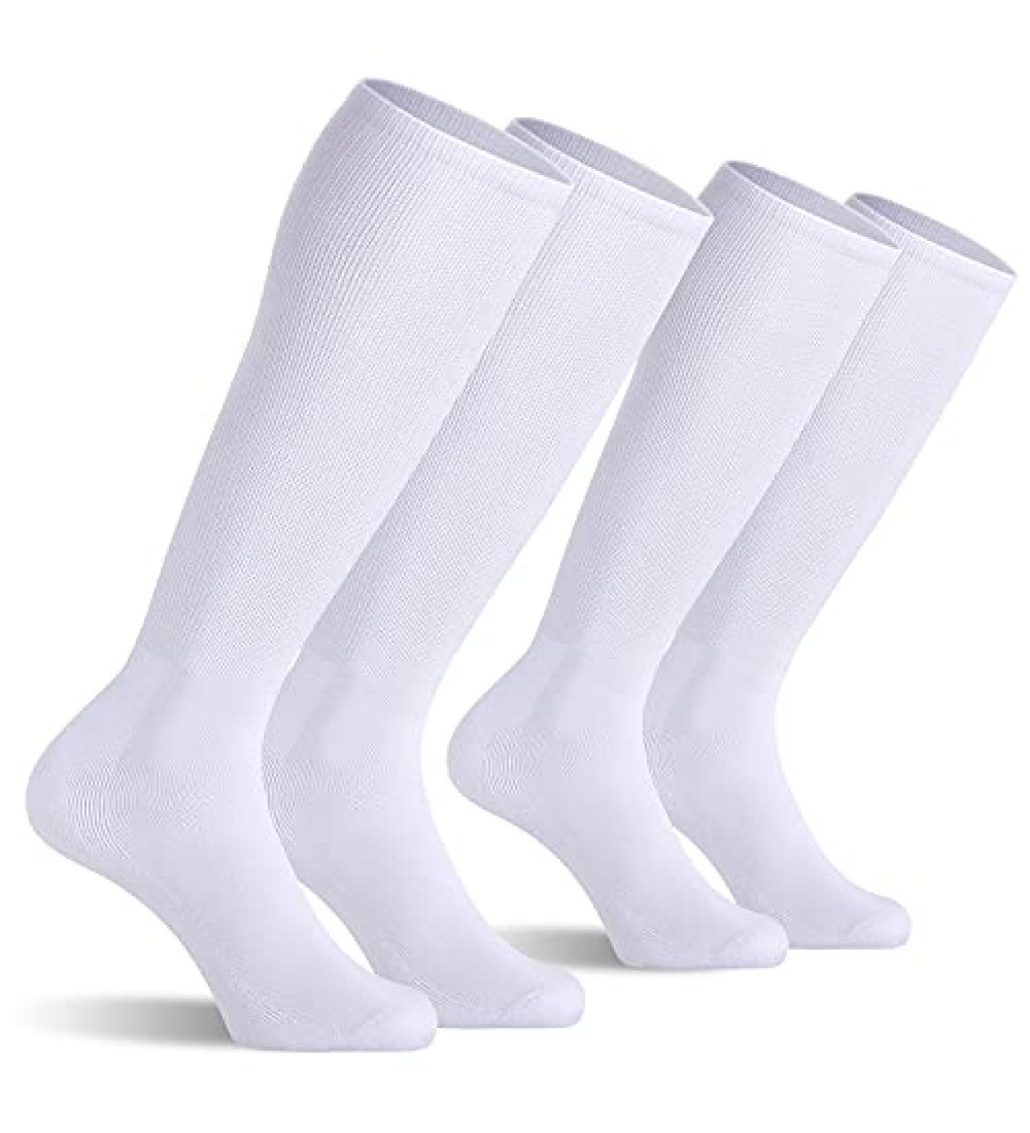 Celersport Multi-Sport Tube Socks - White (2 Pack) | Youth & Adult Sizes - Buy Online on SooperMarket.com