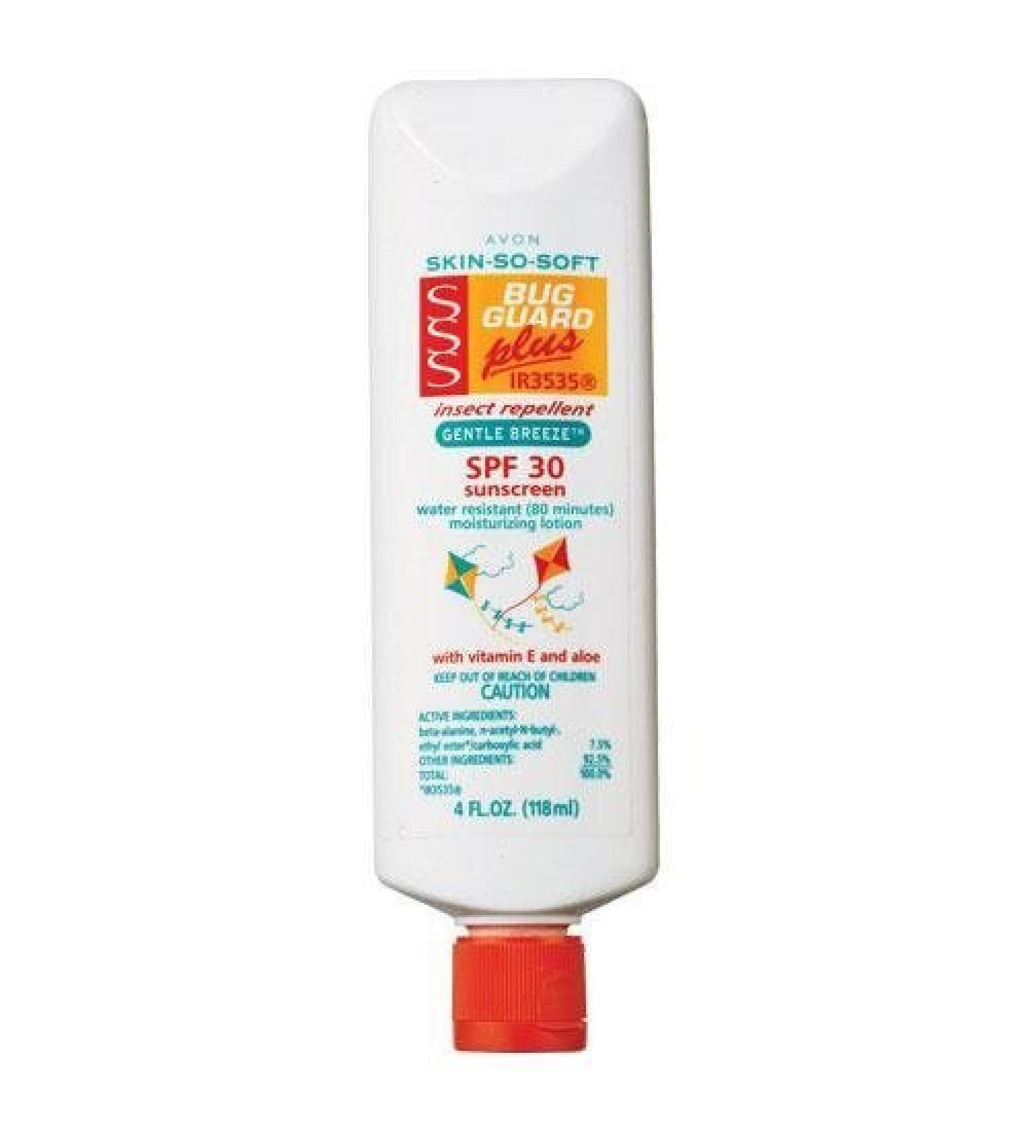 Avon Skin So Soft Bug Guard Plus Insect Repellent Gentle Breeze SPF 30 Sunscreen