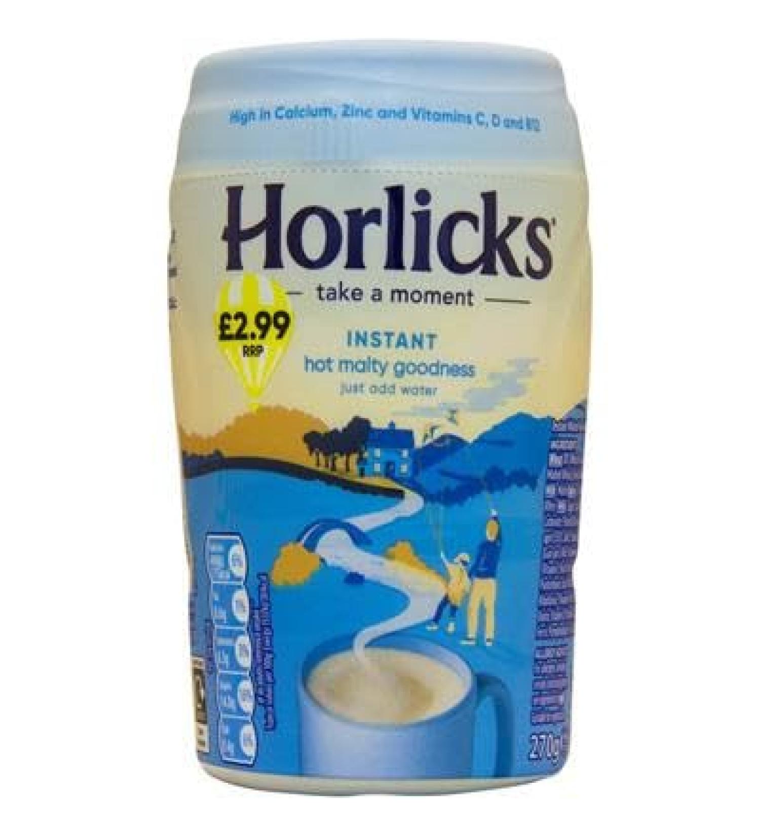 Horlicks Instant 270g (Price Marked) - Case of 6