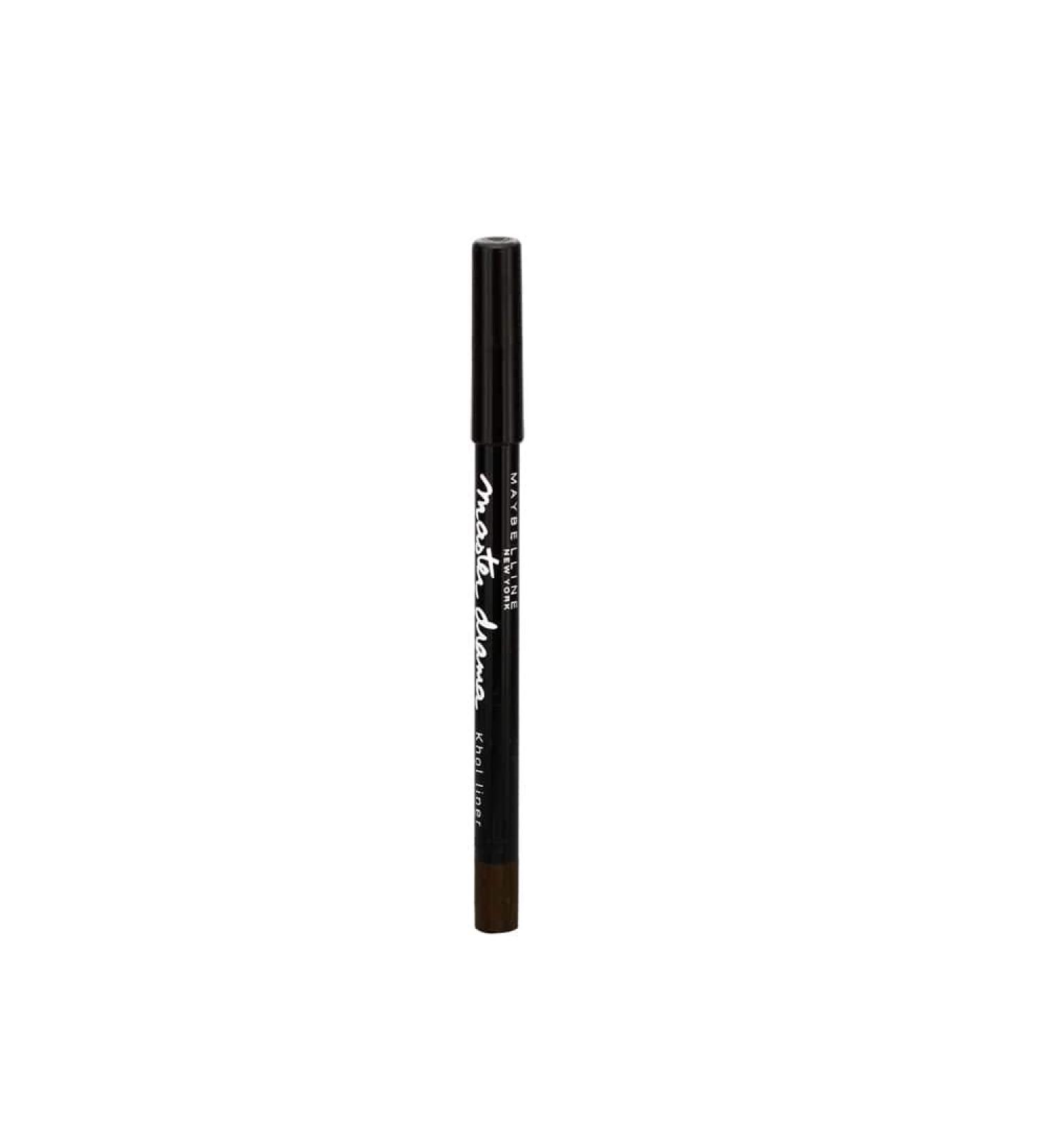 Maybelline New York Master Drama Kh l Liner Dark Brown - Long-Lasting Creamy Contour Pencil (1.1g) | International Shipping Available - Buy Online on SooperMarket.com
