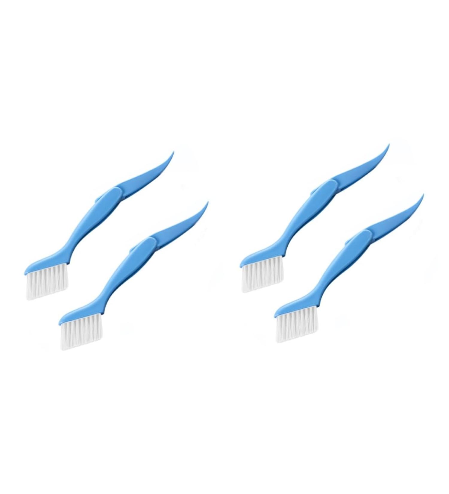 Beavorty 4 Pcs 2 Keyboard Cleaning Brush Toothpaste Holder Travel Hard Cleaning Brush Mirror Holder Clips Window Groove Brush Groove Cleaning Brush Corner Cleaning Brush 2 in 1 - Buy Online on SooperMarket.com