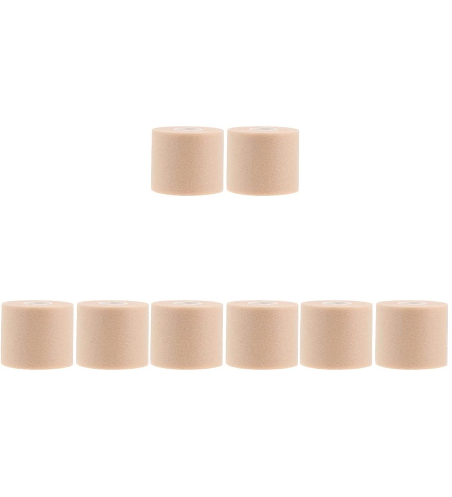 8rolls Insulation Absorption Underwrap Grip M Elastic Slip Anti Supplies Film Fingers Sponge Athletic Trainers Hockey for Overgrips Racket Tape and Tape- Wrist Foam Wrap Proof 6.5X6.5X6CMx4pcs Skin Colourx4pcs - Buy Online on SooperMarket.com