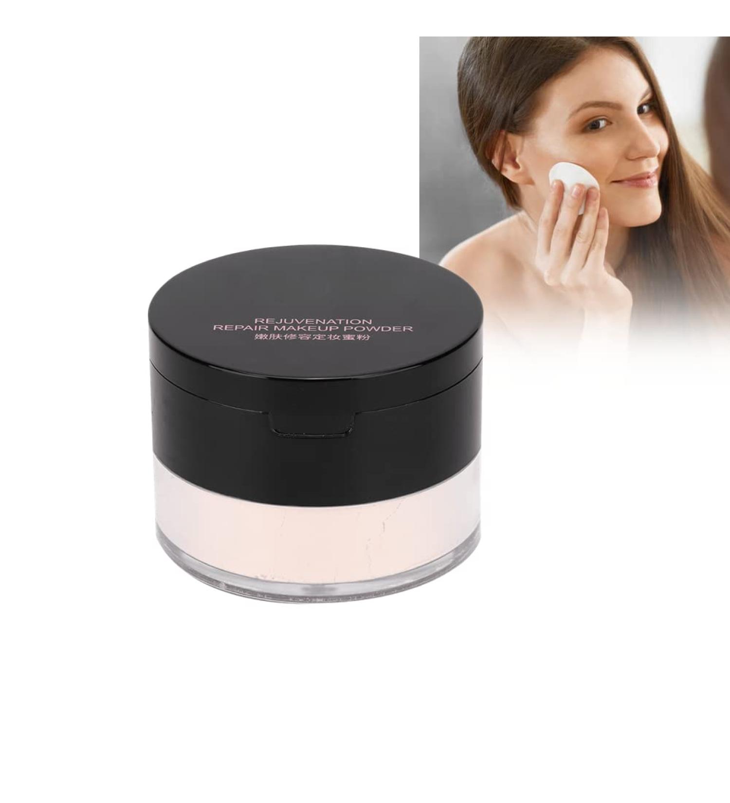 Soft Mat Loose Powder - Transparent Fixing Powder for Matte Finish Oil Control & Moisturizing Makeup (02# Ivory White) - International Shipping Available - Buy Online on SooperMarket.com