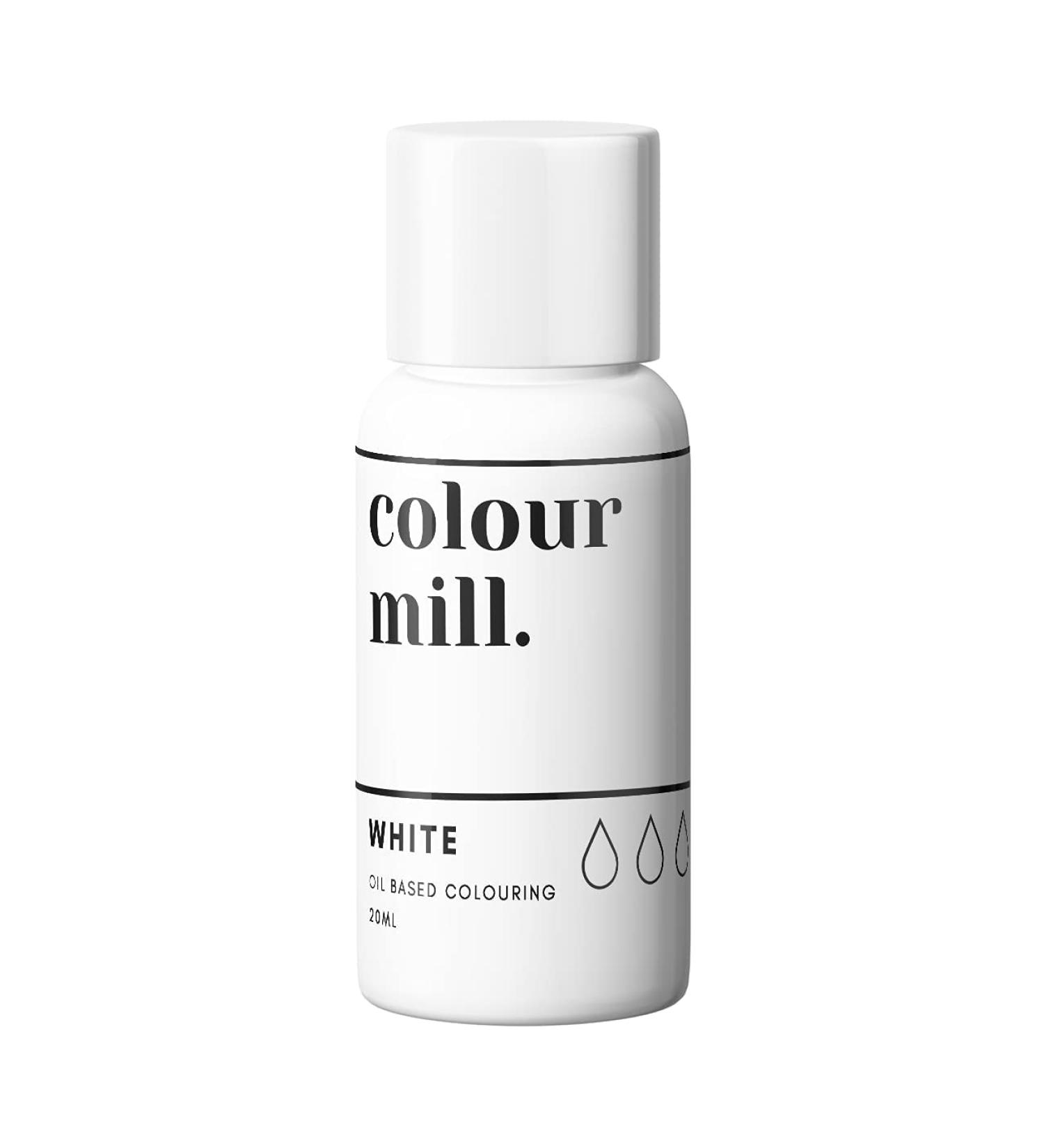 Colour Mill Edible Food Paint White 20ml - Cake Cookie Dye for Baking & Fondant - Buy Online on SooperMarket.com