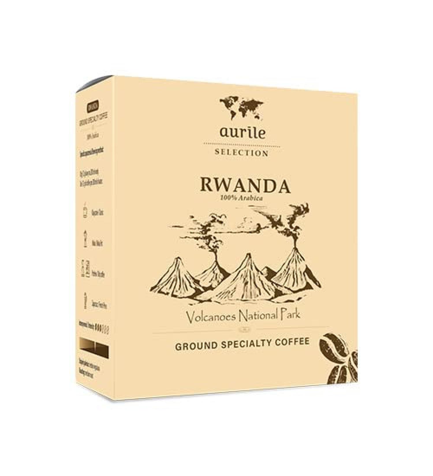 AURILE Rwanda Ground Specialty Coffee 100% Arabica 125g