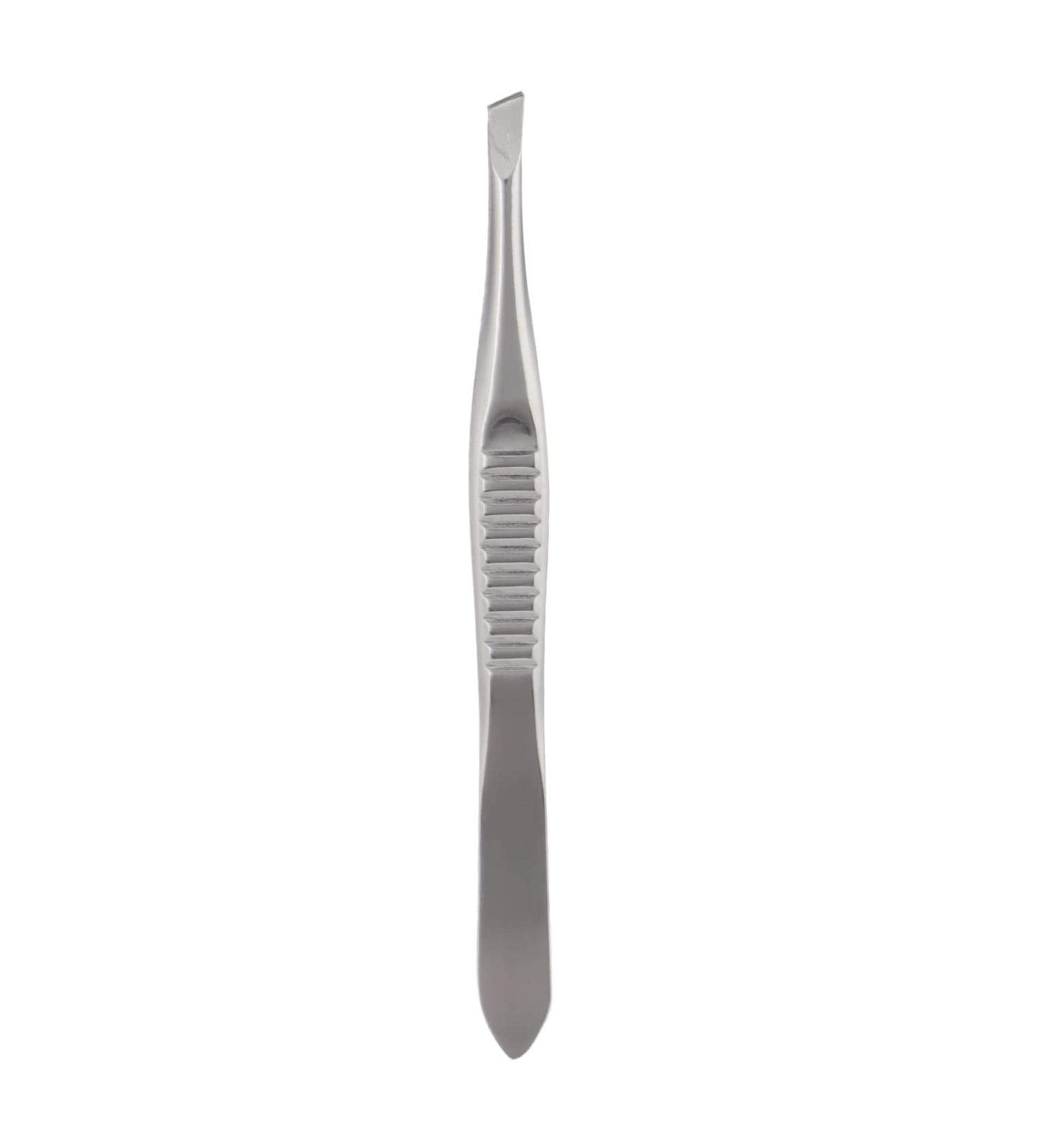 Professional Slanted Eyebrow Tweezers | Stainless Steel for Precision - Perfect for Men & Women | International Shipping - Buy Online on SooperMarket.com