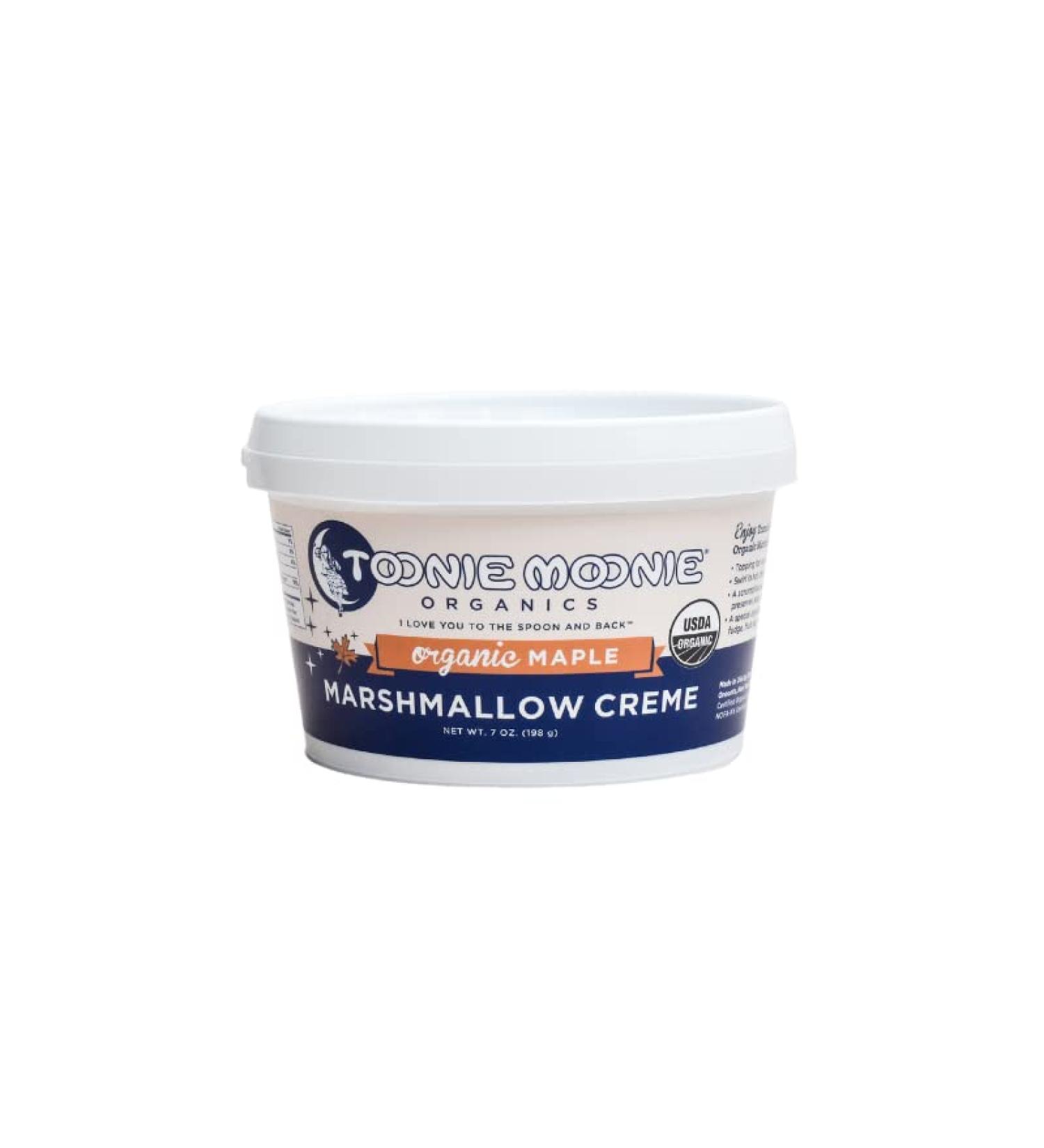 Toonie Moonie Organics Maple Marshmallow Creme 7oz - Pure Canadian Goodness - Buy Online on SooperMarket.com