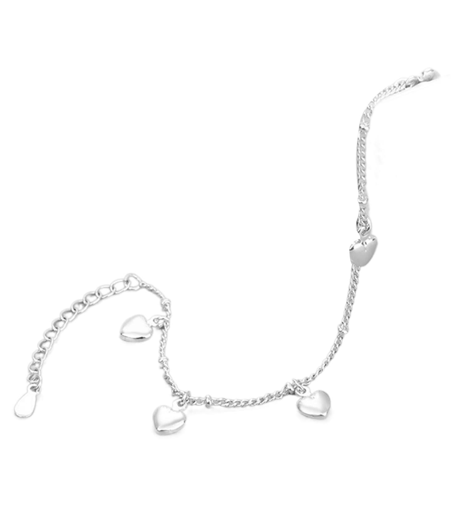 Shop OralGos Custom Heart Charm Bracelets - Stylish Heart Pendants for Daily Wear - International Shipping Available - Buy Online on SooperMarket.com