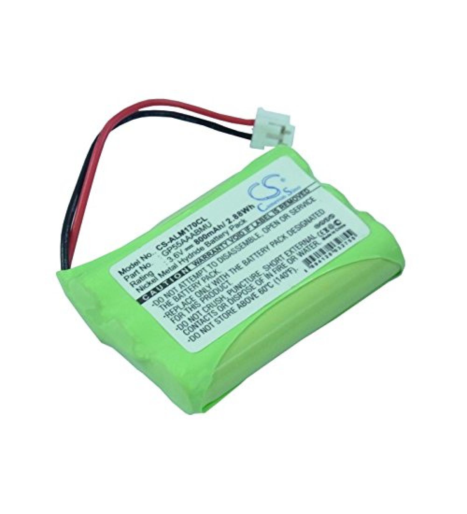 800mAh Replacement Battery for Binatone Pegasys 200 Easy 100 400 Icarus 8 800 8000 - 3.6V Lithium-ion Battery for International Shipping - Buy Online on SooperMarket.com