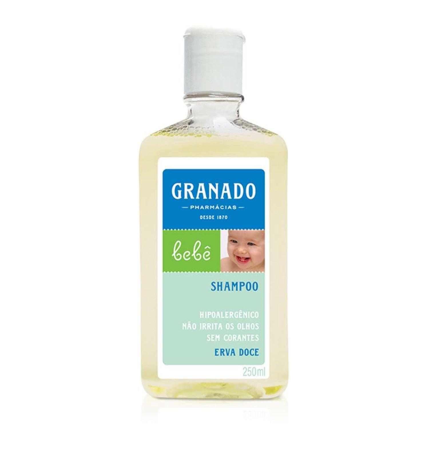 Linha Bebe Granado - Shampoo Bebe Erva Doce 250 Ml - (Granado Baby Collection - Fennel Baby Shampoo 8.45 Fl Oz)