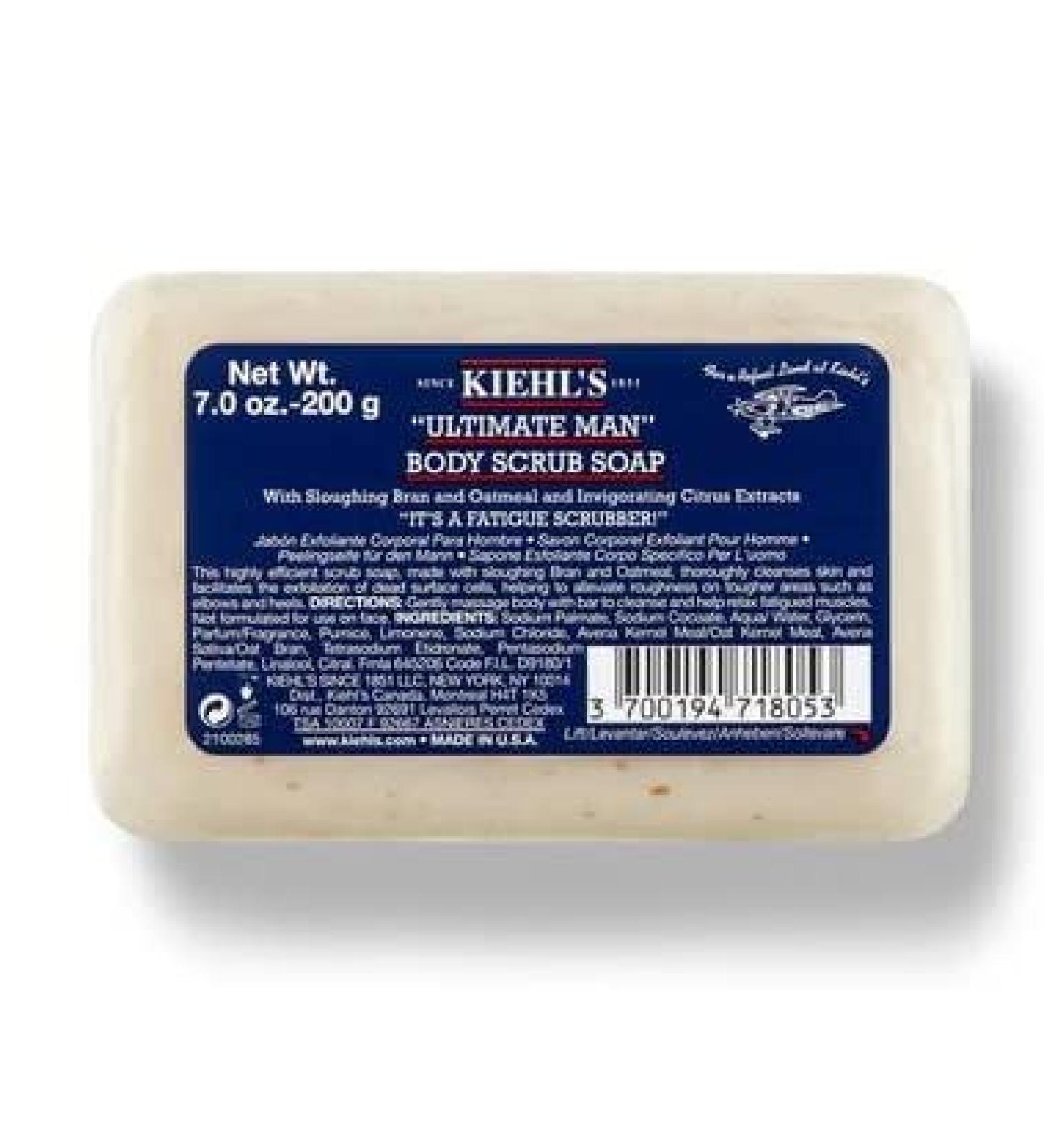 KIEHL'S Ultimate Man Body Scrub Soap 80413700 200g. Hot Items by kotala