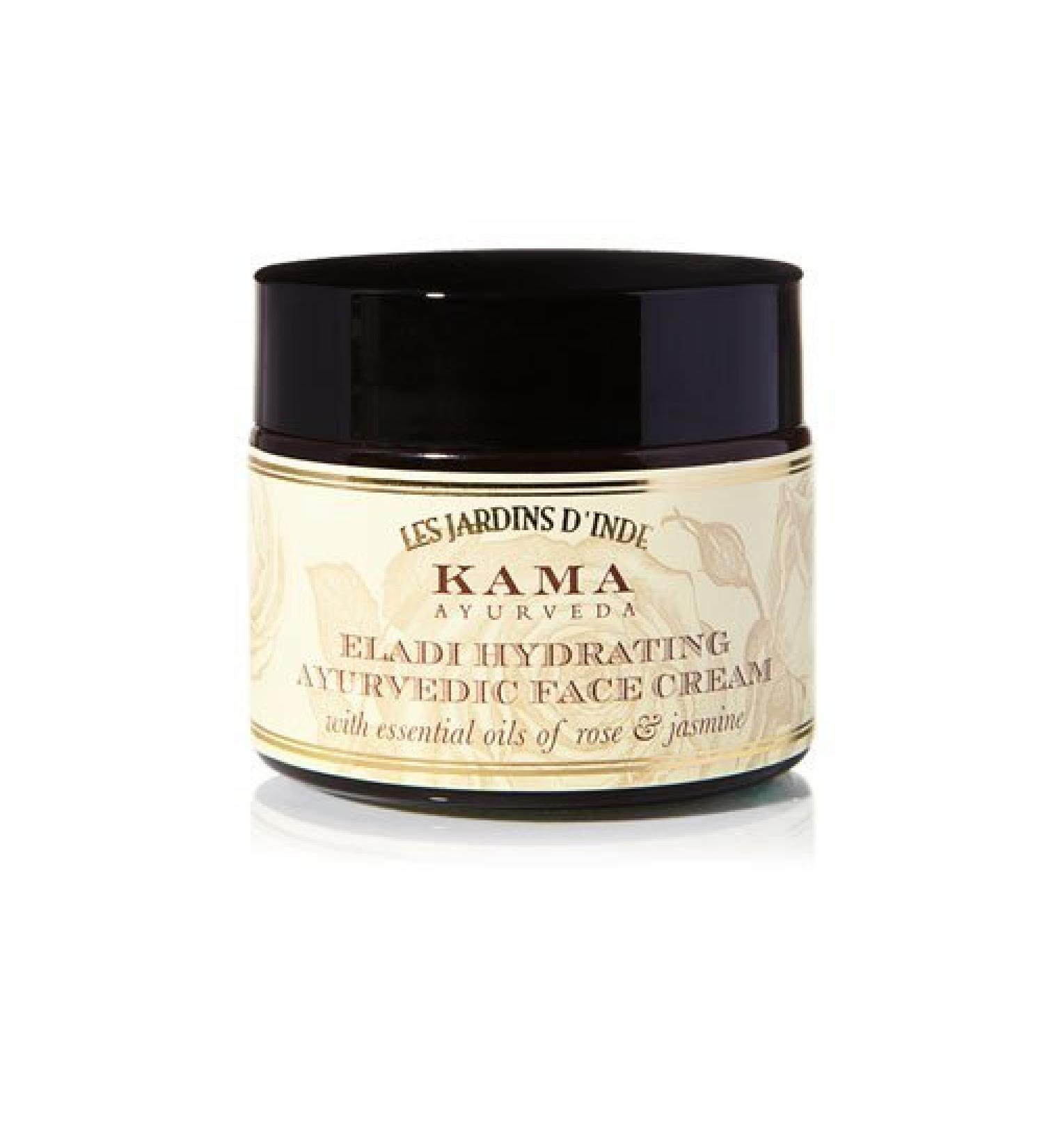Kama Ayurveda Eladi Hydrating Ayurvedic Face Cream with Pure Essential Oils of Rose and Jasmine 50g
