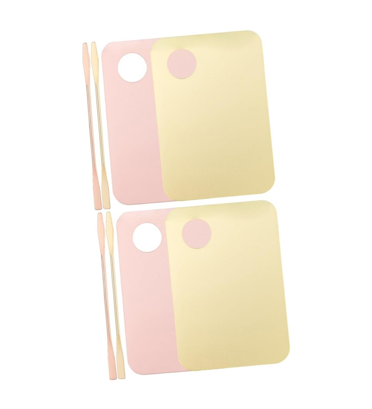 Balacoo 4 Sets Nail Art Palette & Blending Plate - Professional Makeup Mixing Tools for Foundation & Acrylic Art - International Shipping Available - Buy Online on SooperMarket.com