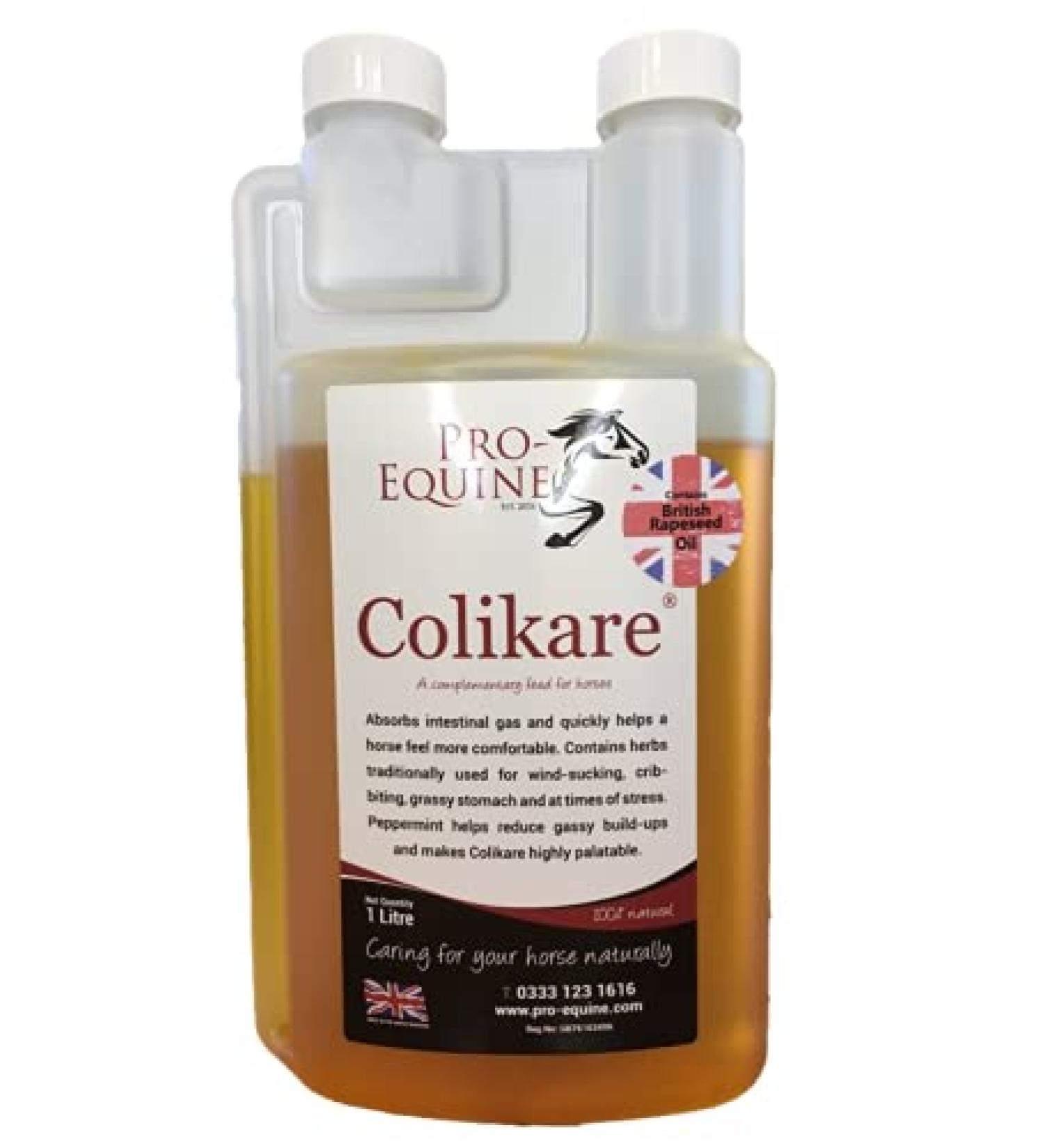 Pro-Equine COLIKARE 1LTR FAST WORKING FOR HAPPY TUMMIES