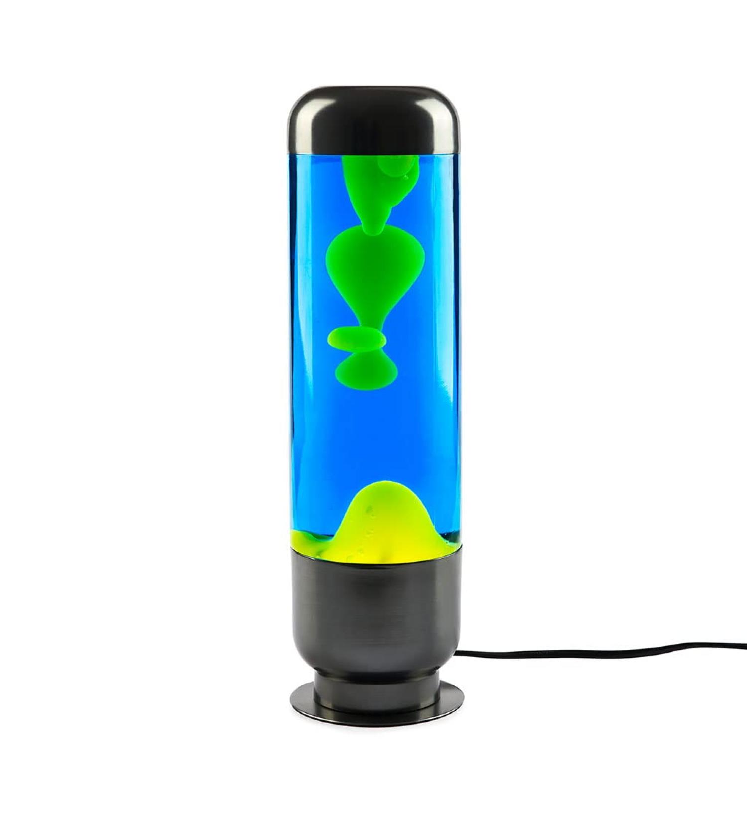 Shop Balvi Lava Lamp Capsule - Blue/Lime Modern Decor for Your Room | Elegant Lighting Solution - Buy Online on SooperMarket.com