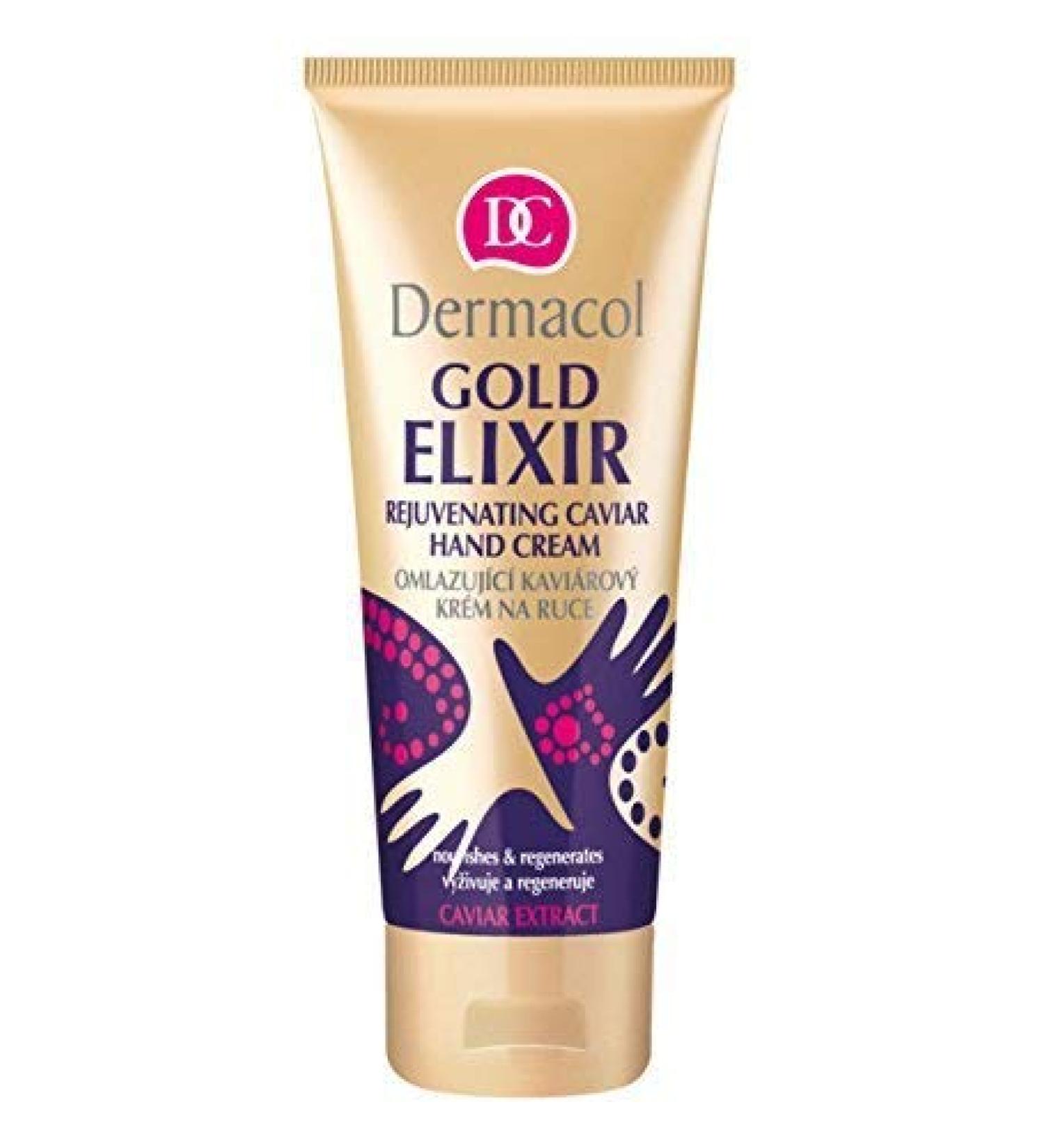 GOLD ELIXIR REJUVENATING Caviar Hand Cream 75 ml Made in Czech Republic