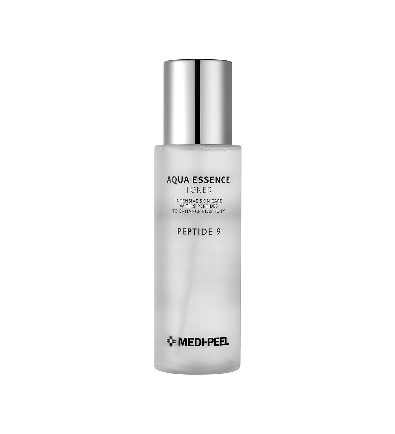 MEDI-PEEL Aqua Essence Peptide 9 Toner 8.45 fl oz | Anti-Aging Collagen Firming Toner - Korean Skincare for All Skin Types - Buy Online on SooperMarket.com
