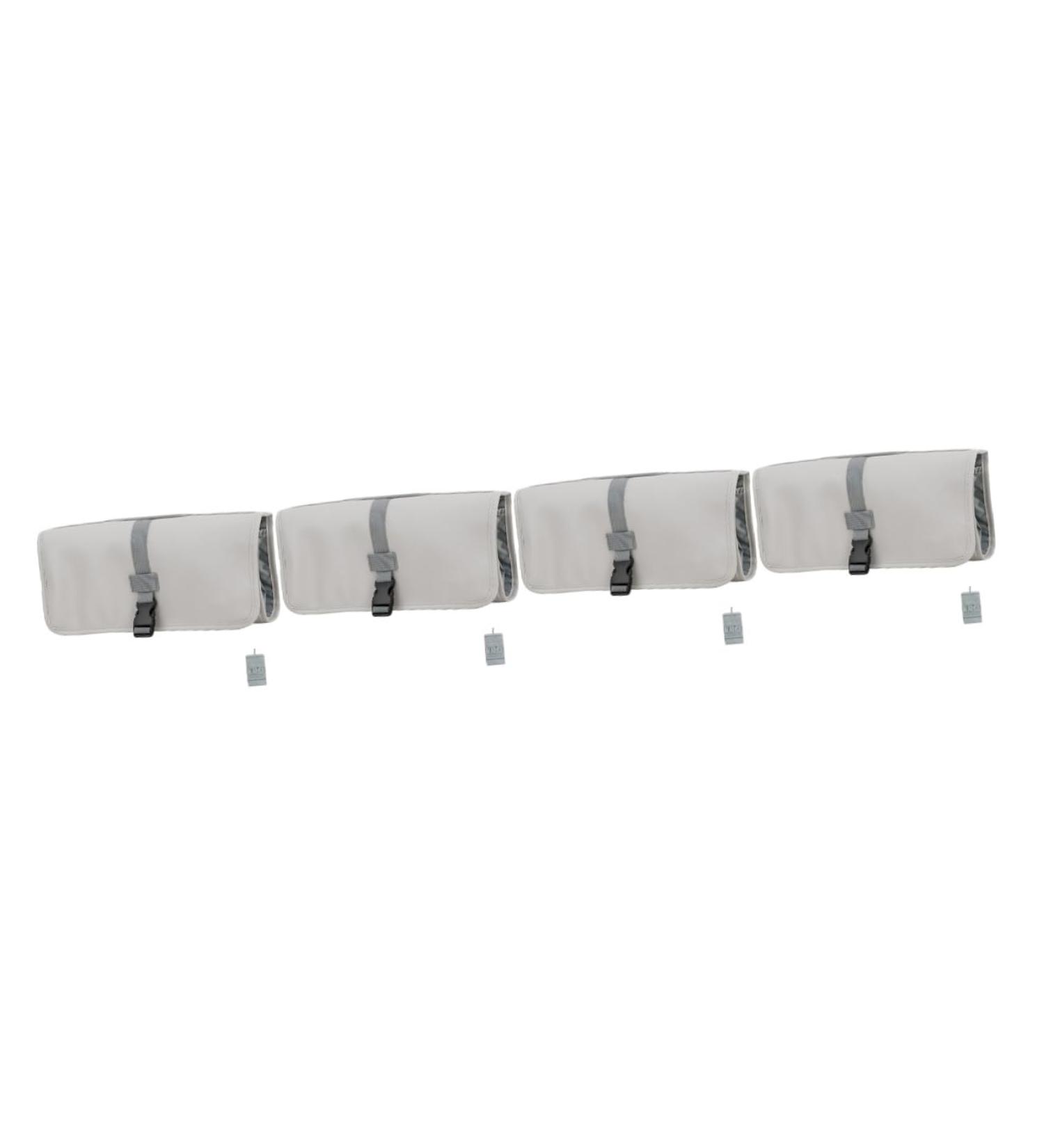 Baluue 4pcs Multifunctional Storage Bag Travel Pouch for Hair Styling Tools Folding Comb Men Leather Grey 69X35CMx4pcs Greyx4pcs - Buy Online on SooperMarket.com